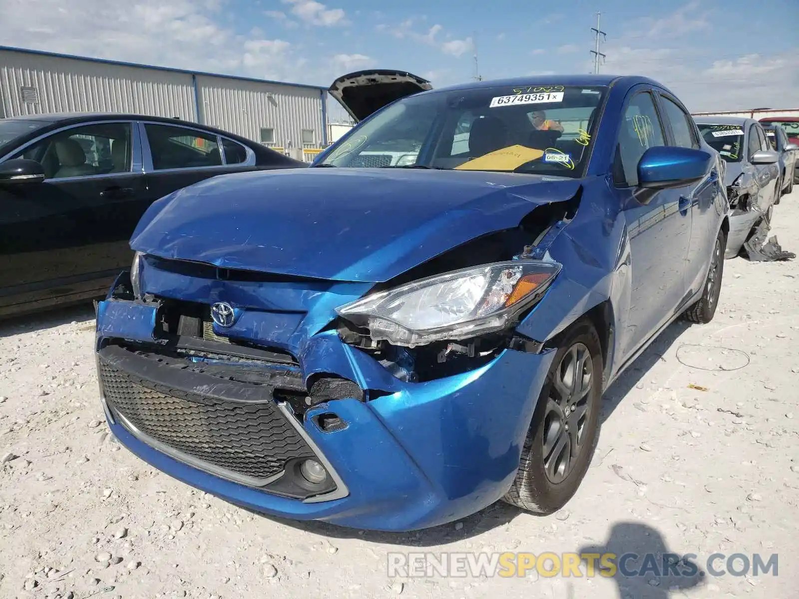 2 Photograph of a damaged car 3MYDLBYV8KY510529 TOYOTA YARIS 2019