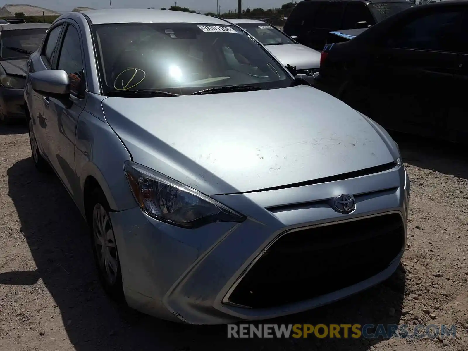 1 Photograph of a damaged car 3MYDLBYV8KY510532 TOYOTA YARIS 2019