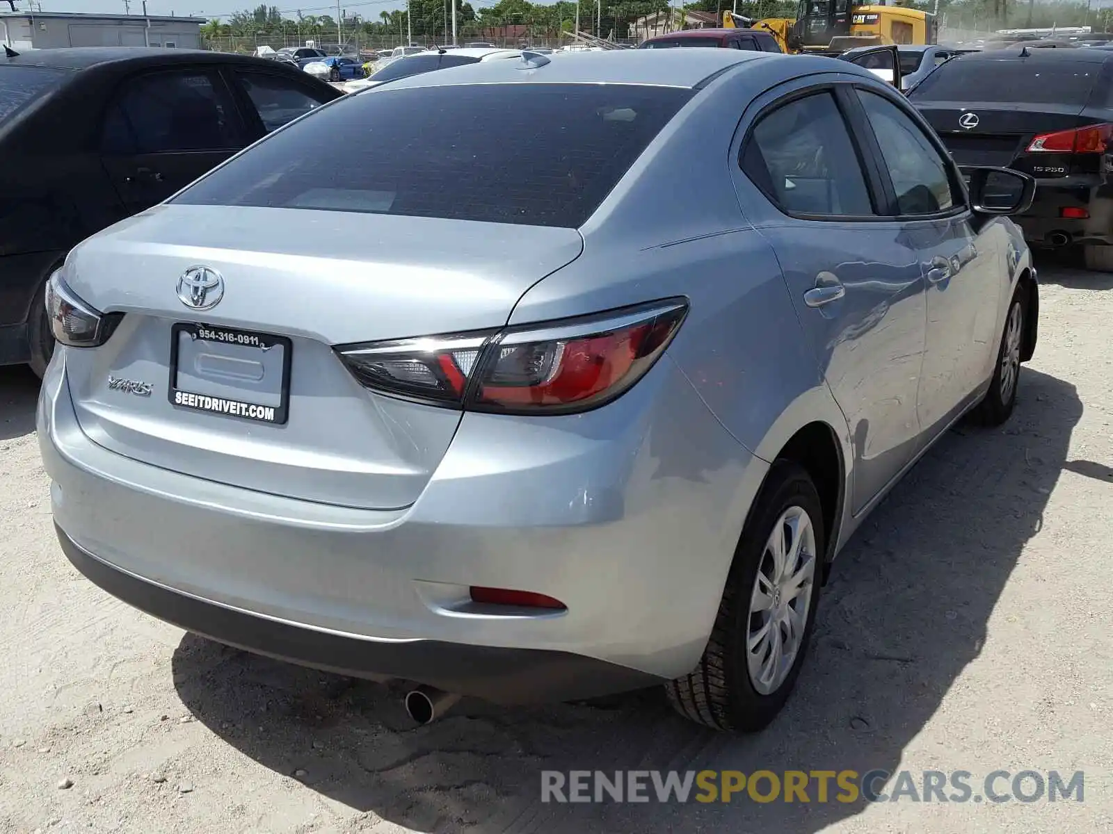 4 Photograph of a damaged car 3MYDLBYV8KY510532 TOYOTA YARIS 2019