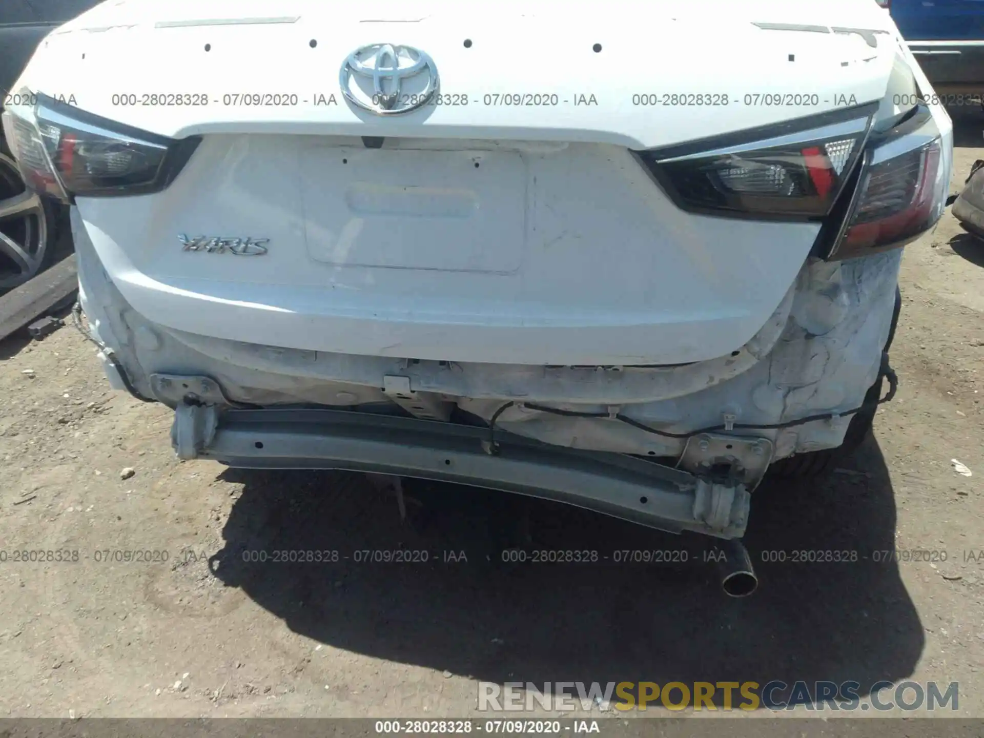 6 Photograph of a damaged car 3MYDLBYV8KY512703 TOYOTA YARIS 2019