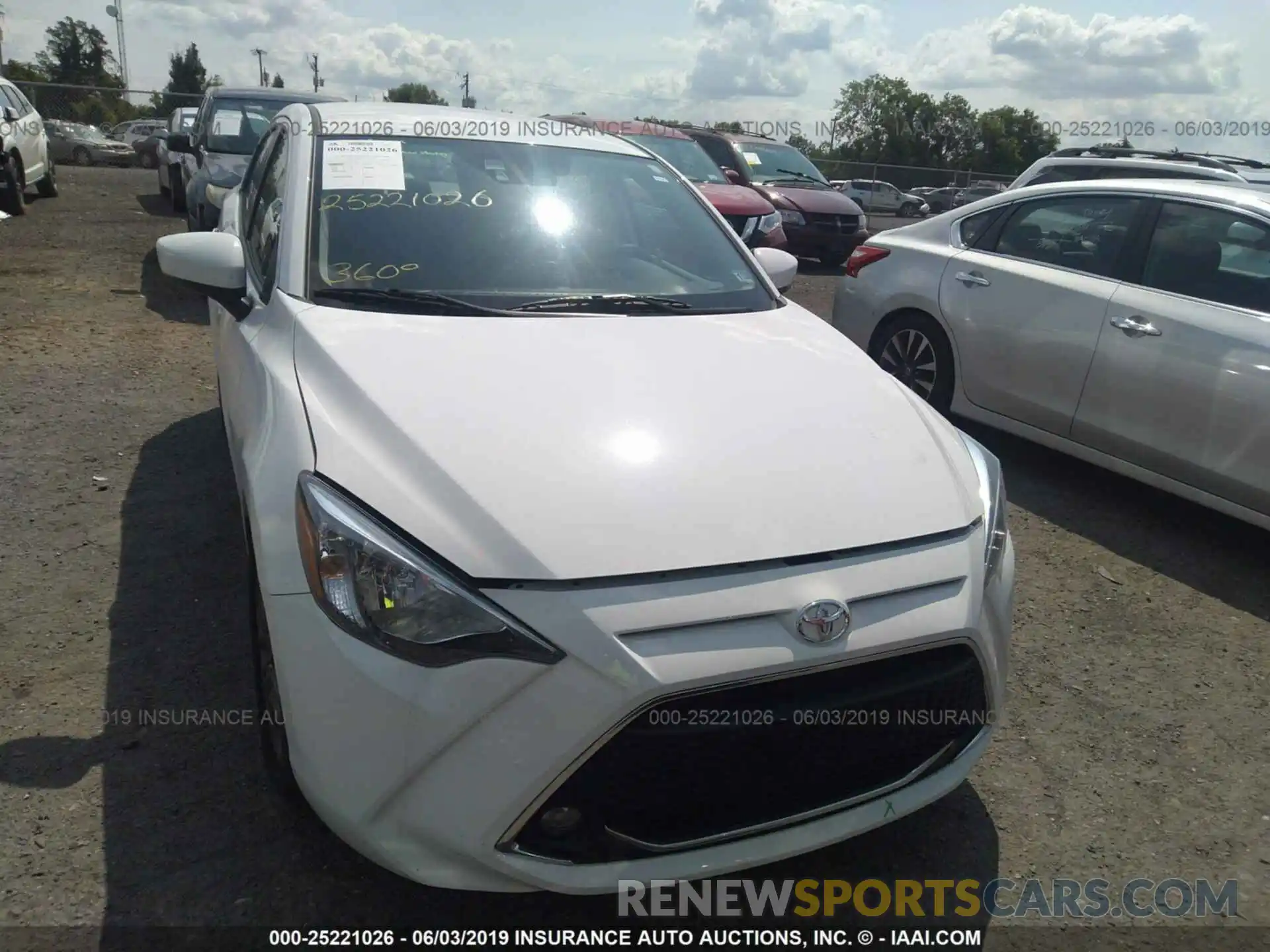 6 Photograph of a damaged car 3MYDLBYV8KY514001 TOYOTA YARIS 2019