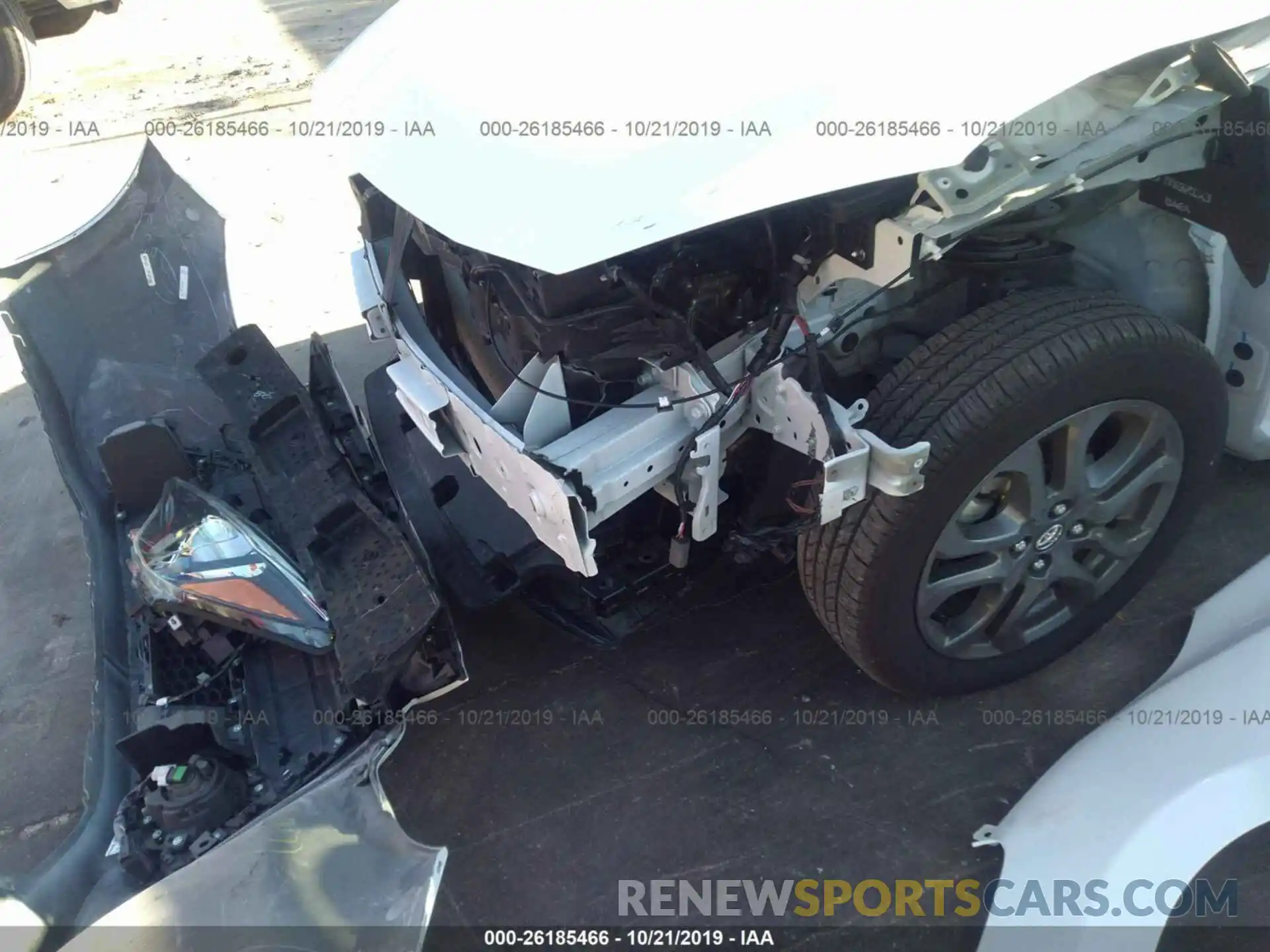 6 Photograph of a damaged car 3MYDLBYV8KY514225 TOYOTA YARIS 2019