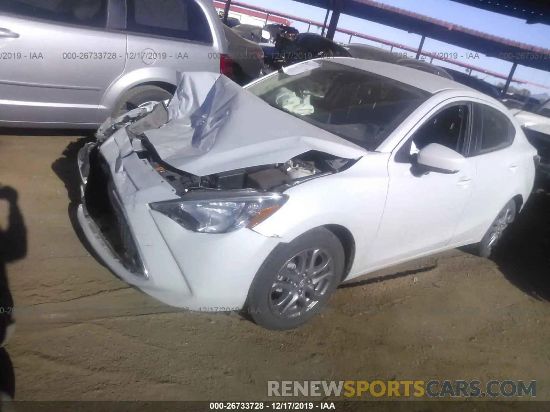 2 Photograph of a damaged car 3MYDLBYV8KY514421 TOYOTA YARIS 2019