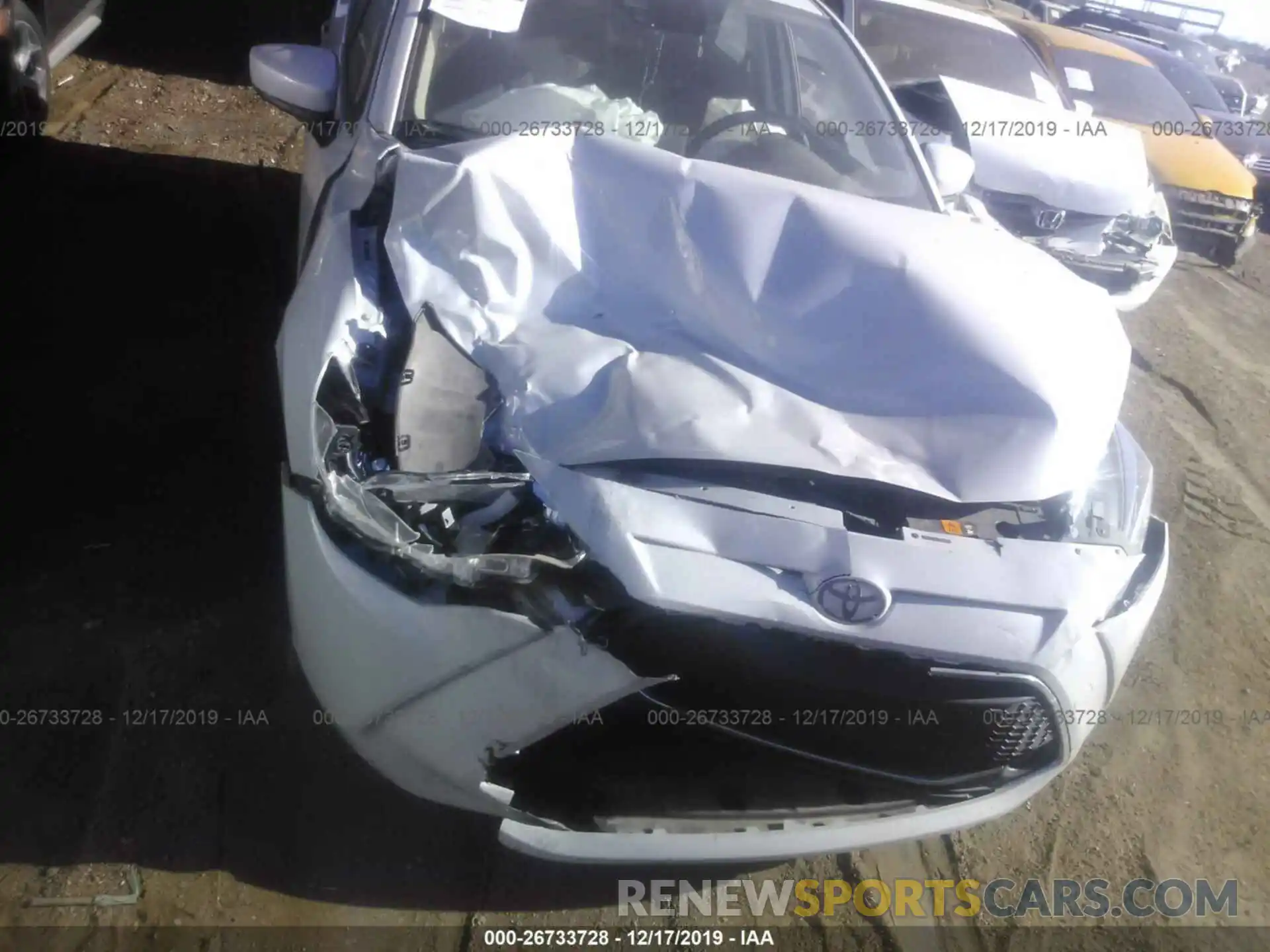 6 Photograph of a damaged car 3MYDLBYV8KY514421 TOYOTA YARIS 2019