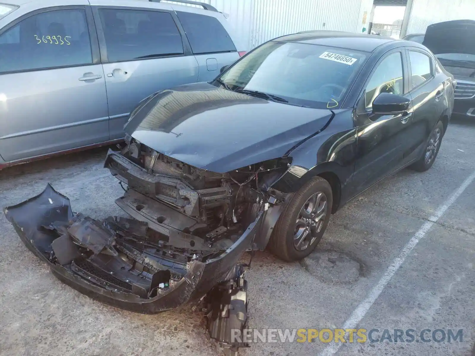 2 Photograph of a damaged car 3MYDLBYV8KY514516 TOYOTA YARIS 2019