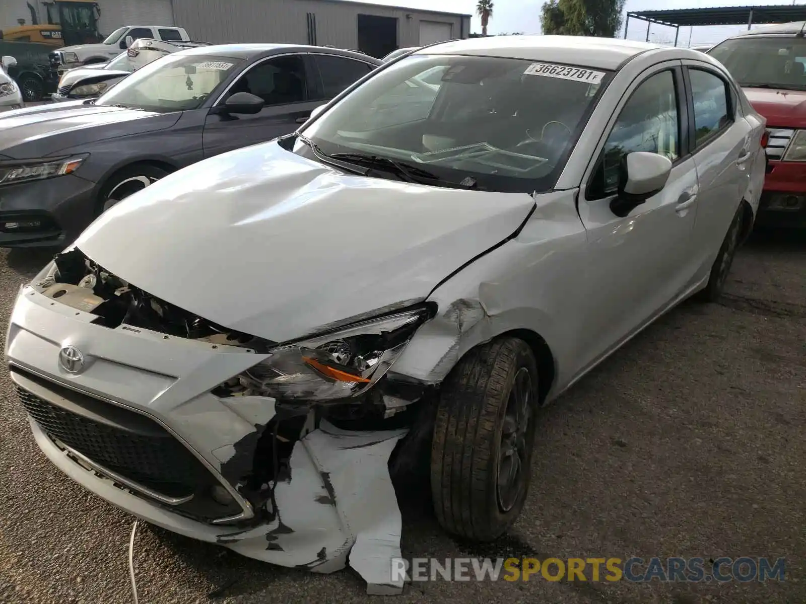 2 Photograph of a damaged car 3MYDLBYV8KY514628 TOYOTA YARIS 2019