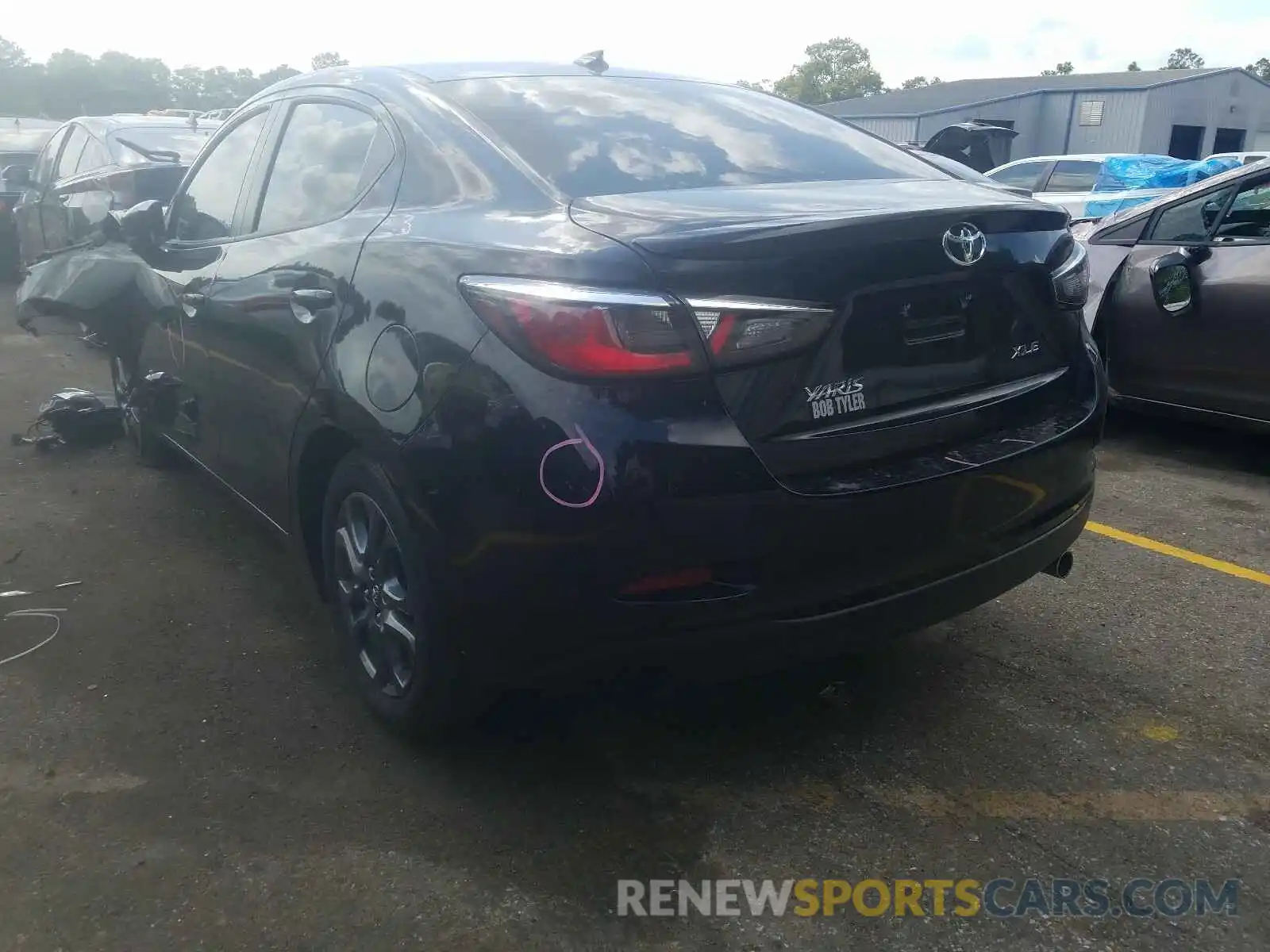 3 Photograph of a damaged car 3MYDLBYV8KY514662 TOYOTA YARIS 2019