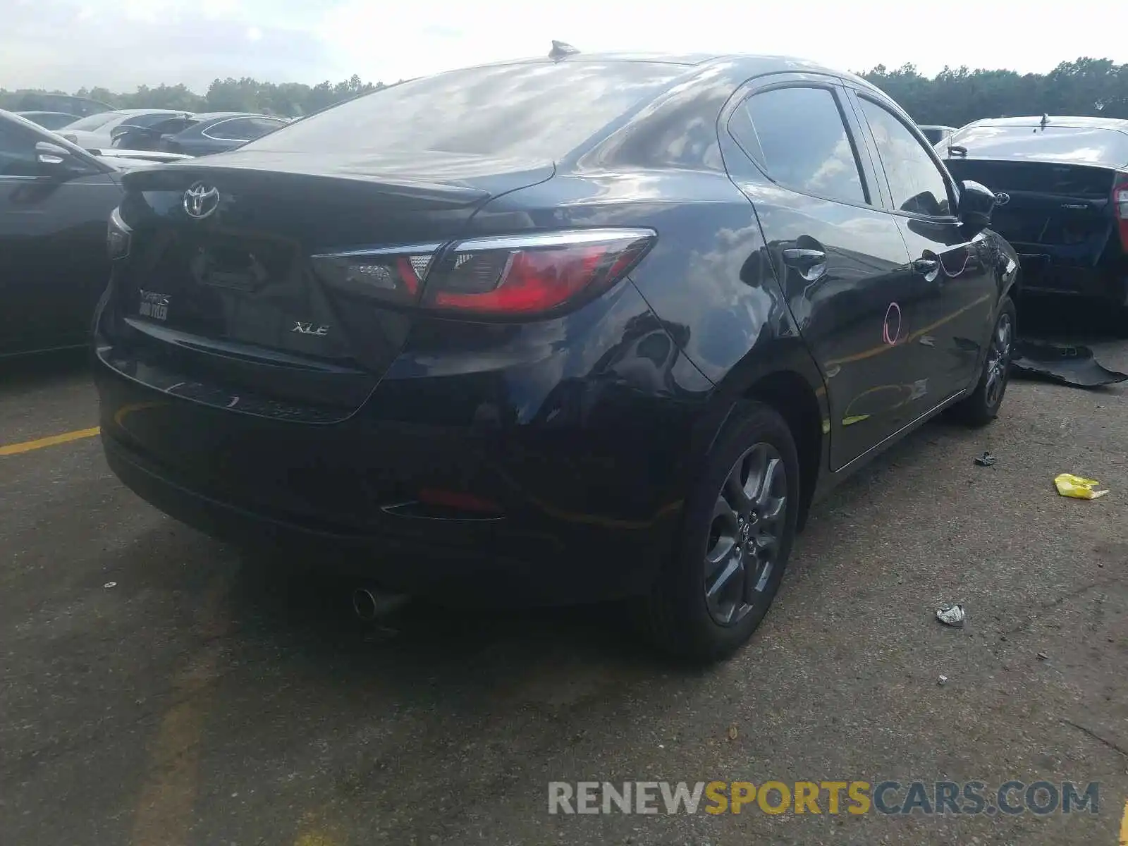 4 Photograph of a damaged car 3MYDLBYV8KY514662 TOYOTA YARIS 2019