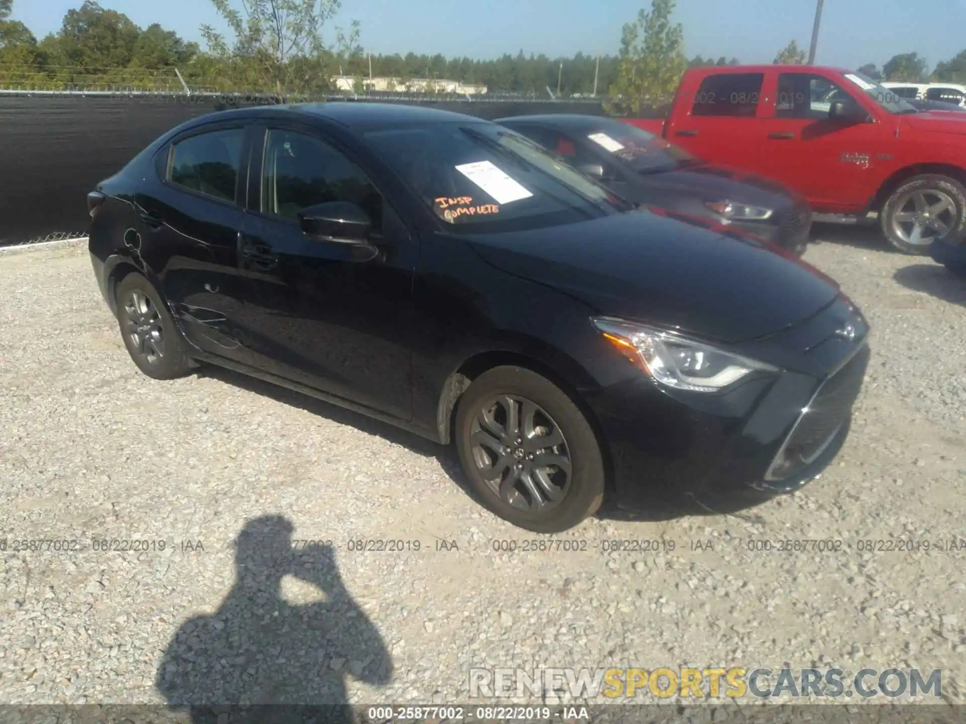 1 Photograph of a damaged car 3MYDLBYV8KY514838 TOYOTA YARIS 2019