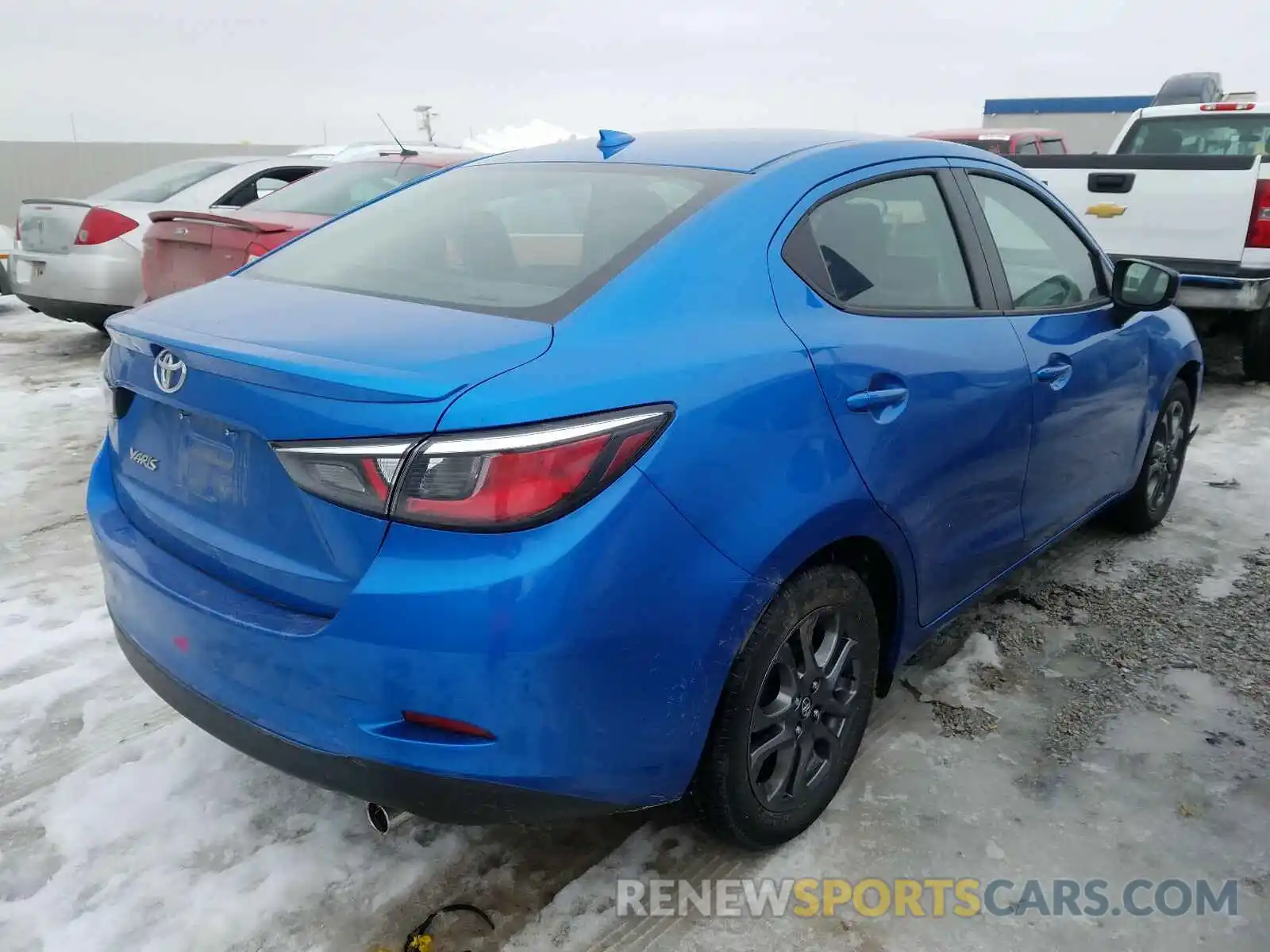 4 Photograph of a damaged car 3MYDLBYV8KY514936 TOYOTA YARIS 2019