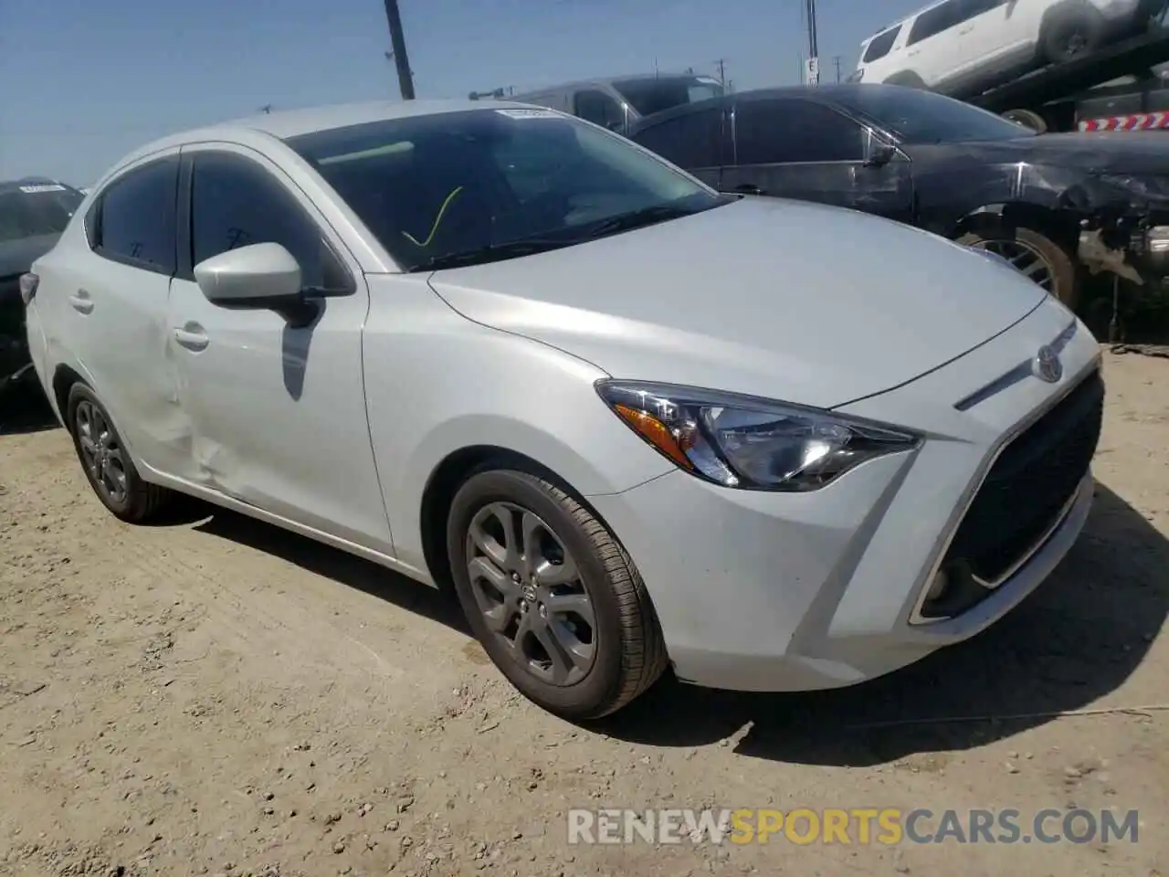 1 Photograph of a damaged car 3MYDLBYV8KY515178 TOYOTA YARIS 2019