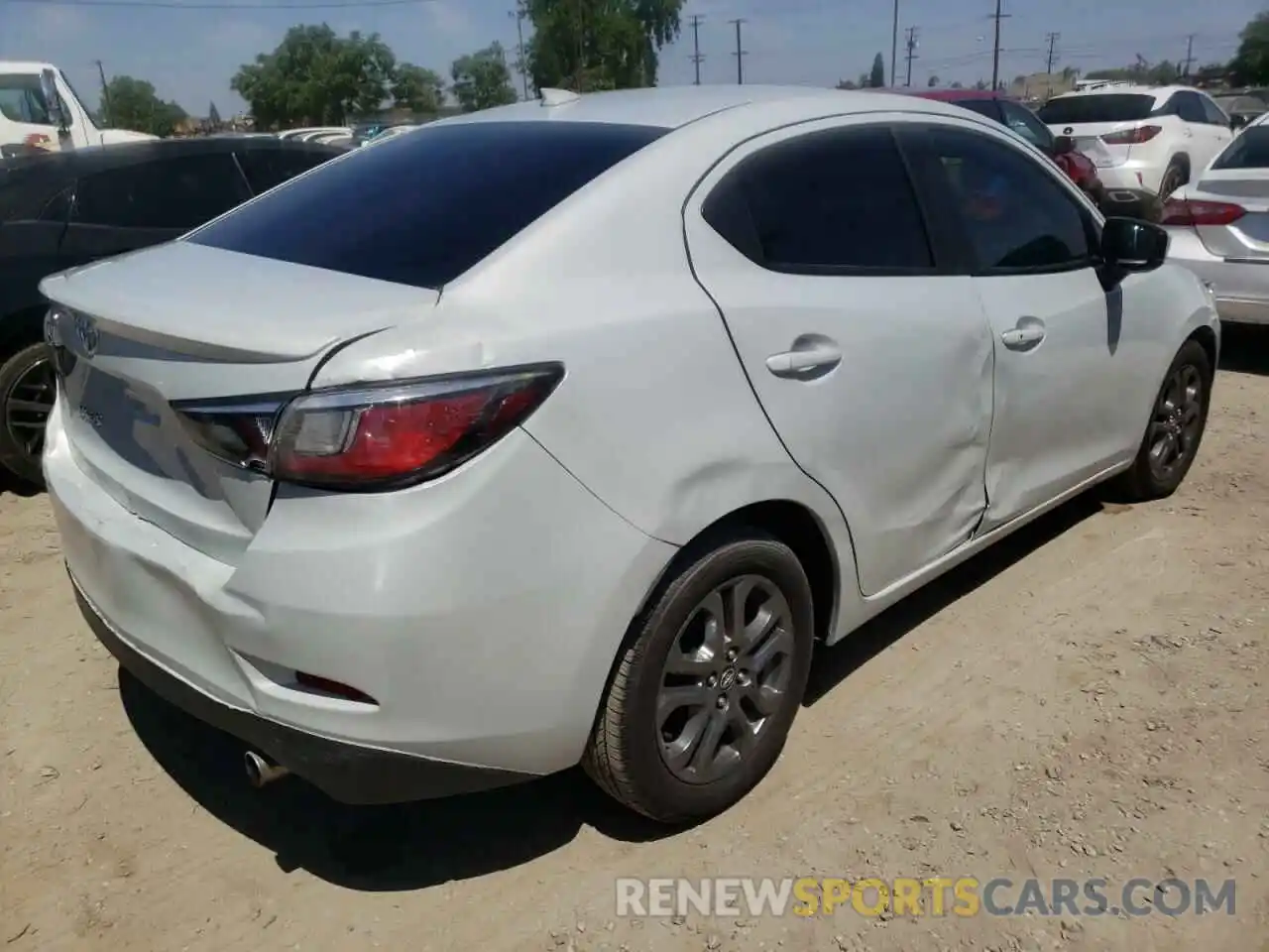 4 Photograph of a damaged car 3MYDLBYV8KY515178 TOYOTA YARIS 2019