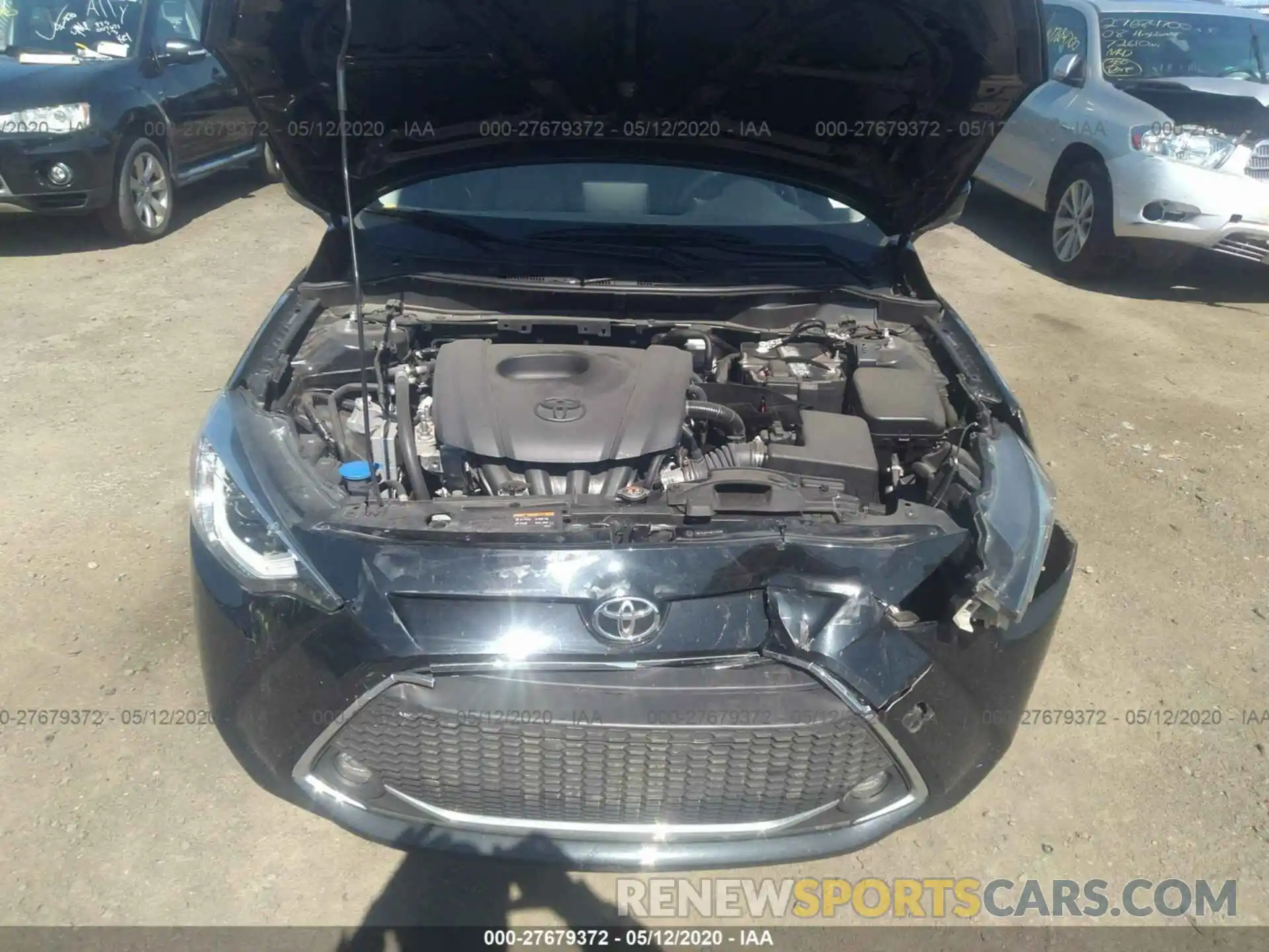 10 Photograph of a damaged car 3MYDLBYV8KY515181 TOYOTA YARIS 2019