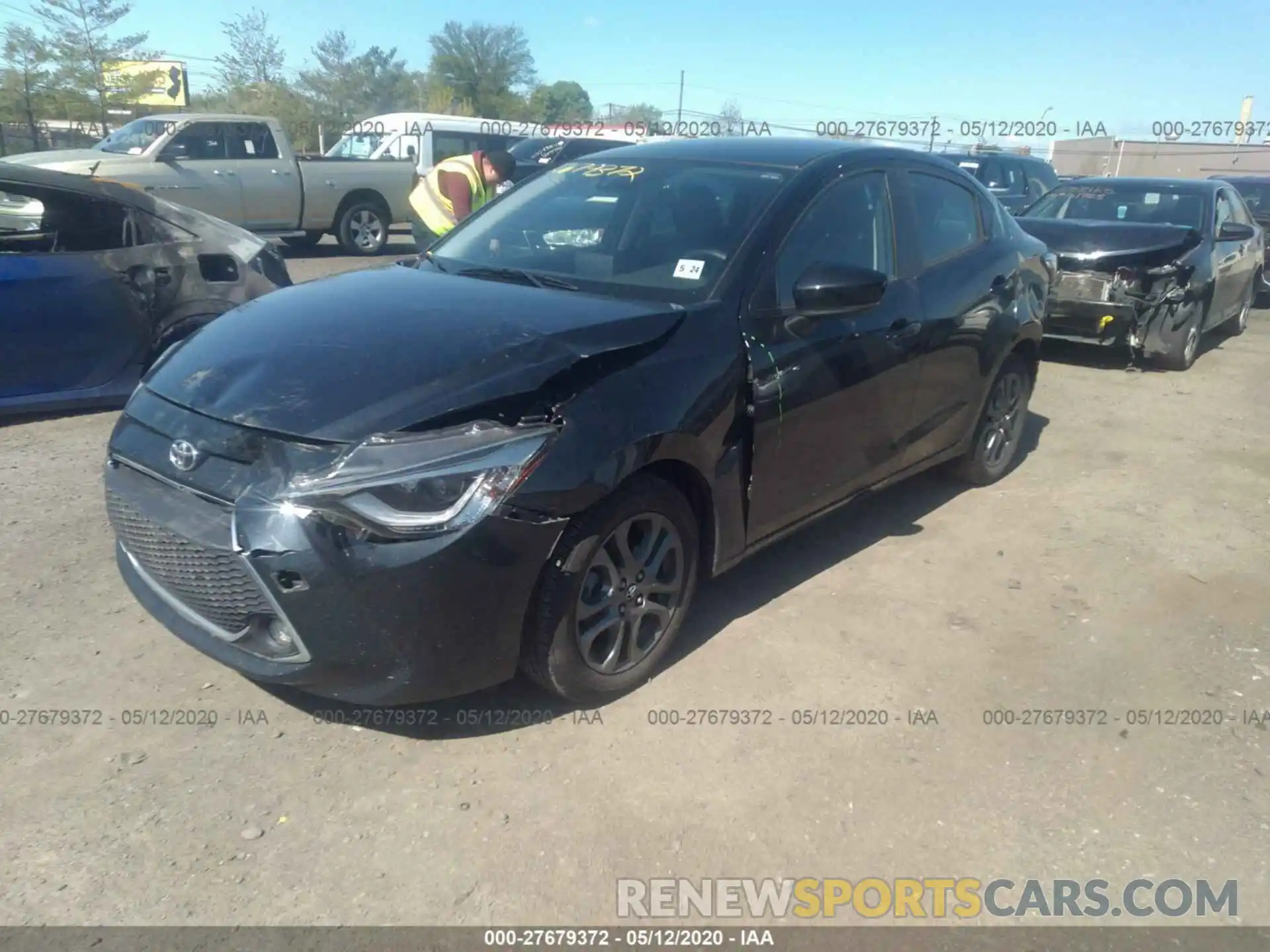 2 Photograph of a damaged car 3MYDLBYV8KY515181 TOYOTA YARIS 2019