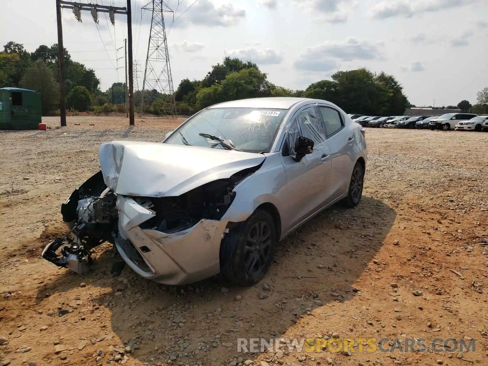 2 Photograph of a damaged car 3MYDLBYV8KY517206 TOYOTA YARIS 2019