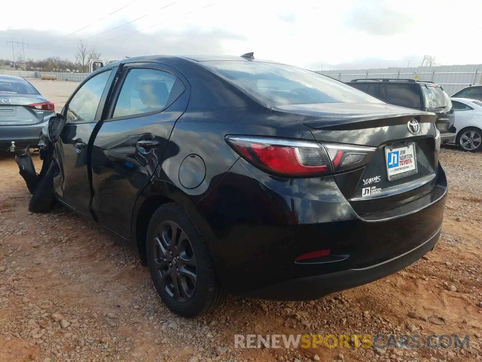 3 Photograph of a damaged car 3MYDLBYV8KY518422 TOYOTA YARIS 2019