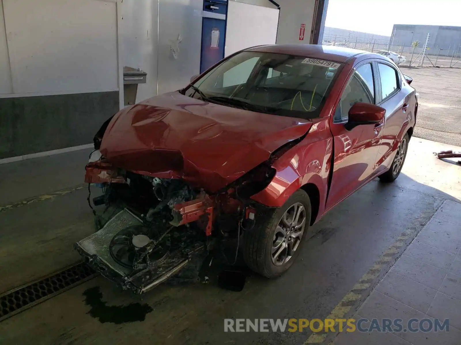 2 Photograph of a damaged car 3MYDLBYV8KY519392 TOYOTA YARIS 2019