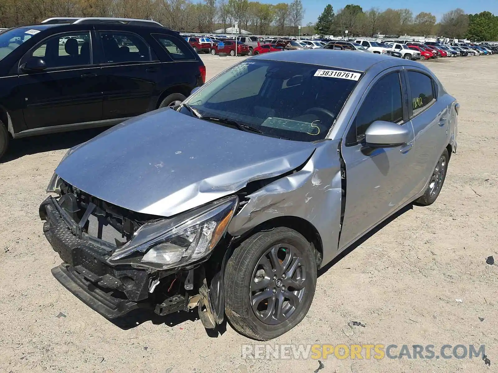 2 Photograph of a damaged car 3MYDLBYV8KY519442 TOYOTA YARIS 2019