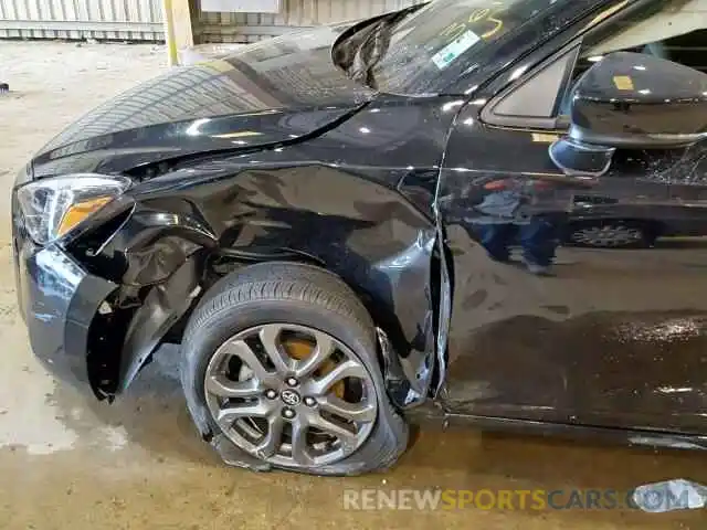 9 Photograph of a damaged car 3MYDLBYV8KY520753 TOYOTA YARIS 2019