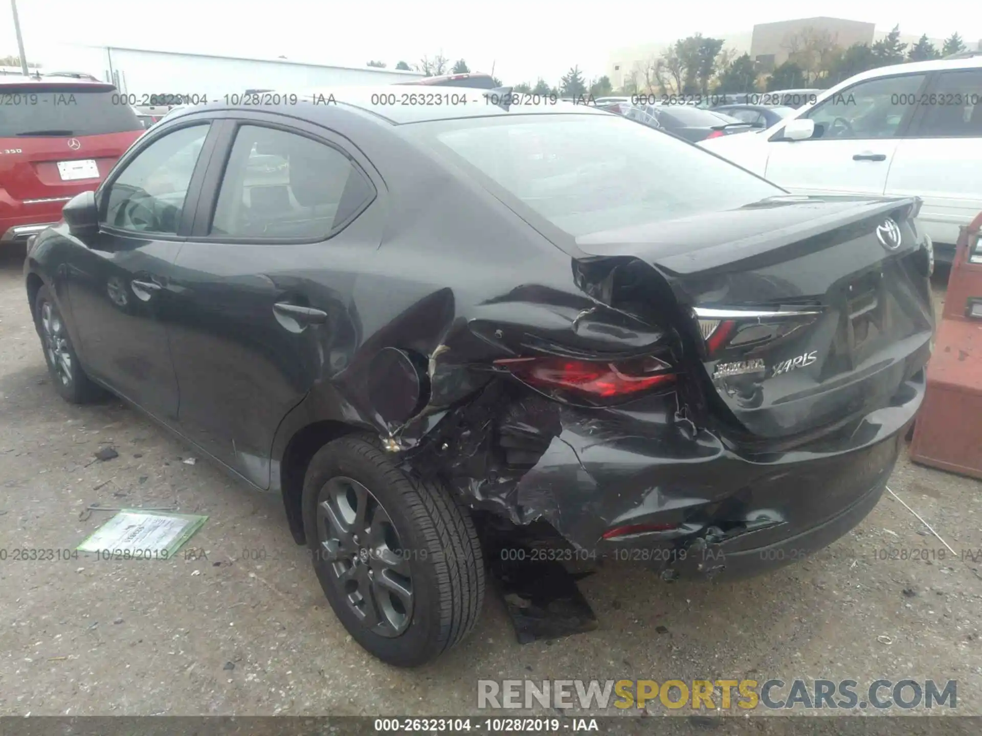 3 Photograph of a damaged car 3MYDLBYV8KY520798 TOYOTA YARIS 2019