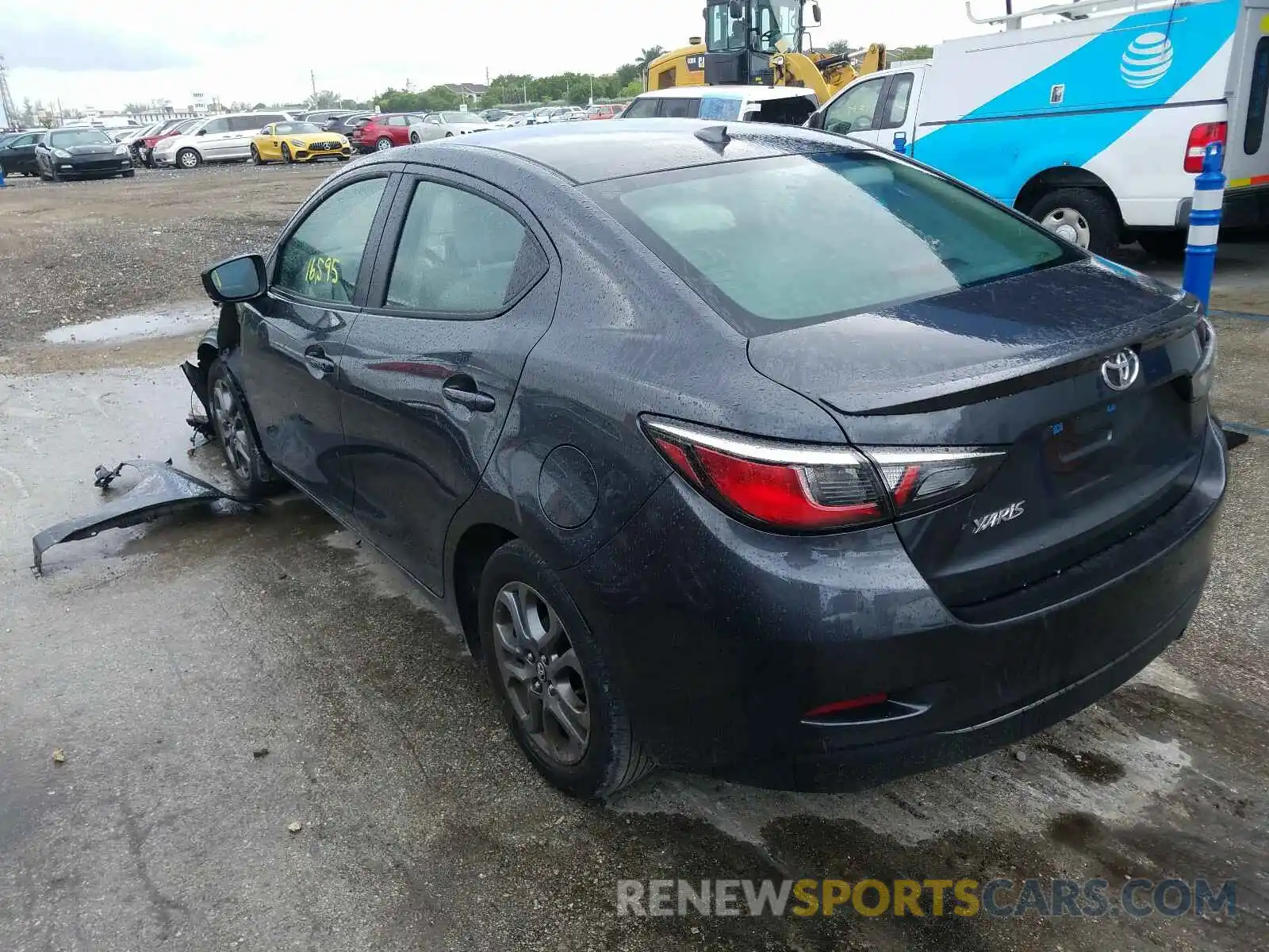 3 Photograph of a damaged car 3MYDLBYV8KY521076 TOYOTA YARIS 2019