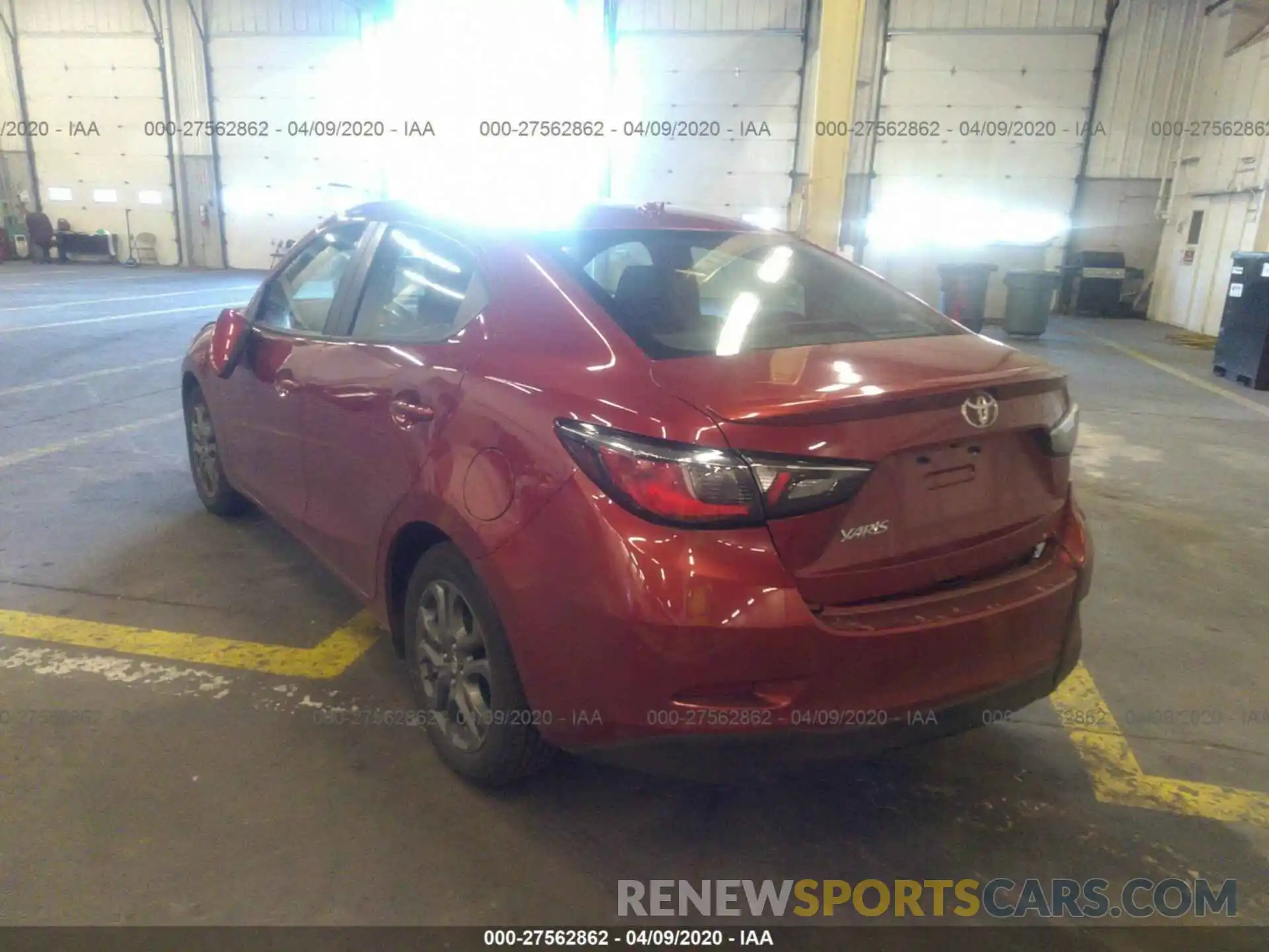 3 Photograph of a damaged car 3MYDLBYV8KY521434 TOYOTA YARIS 2019