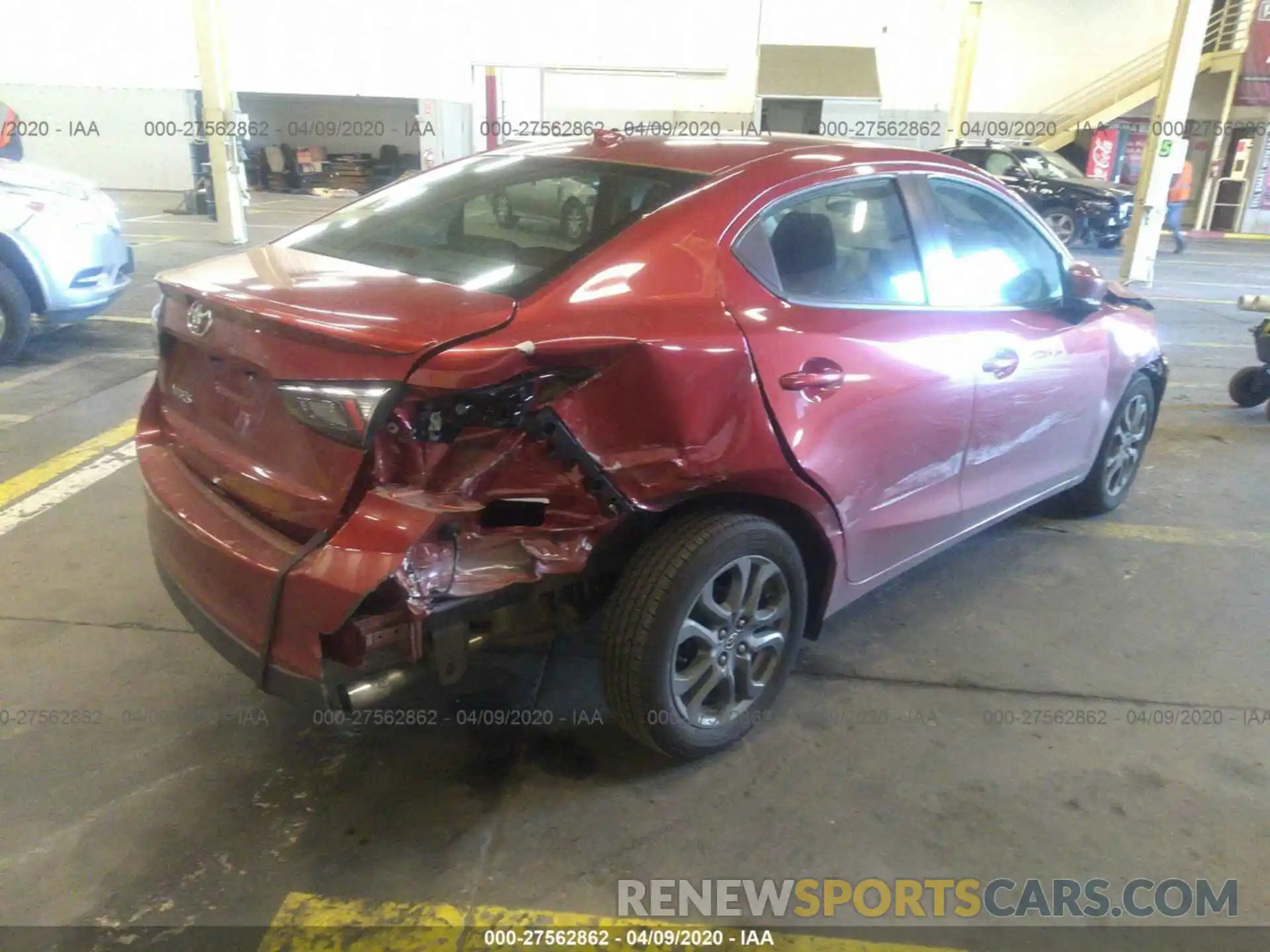 4 Photograph of a damaged car 3MYDLBYV8KY521434 TOYOTA YARIS 2019