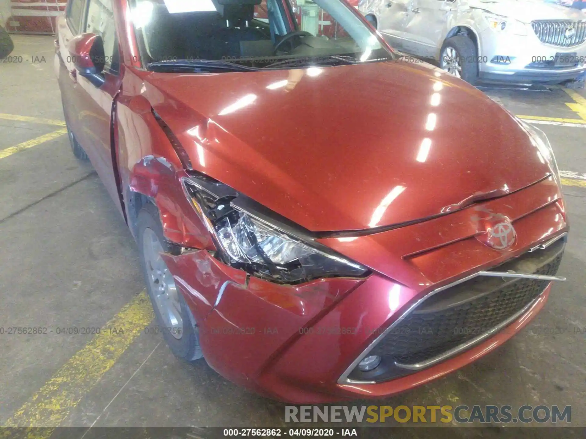 6 Photograph of a damaged car 3MYDLBYV8KY521434 TOYOTA YARIS 2019