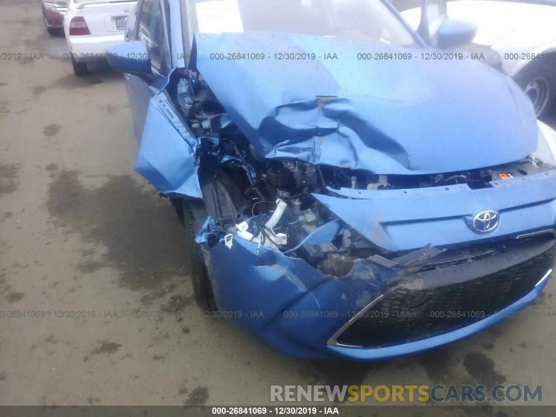 6 Photograph of a damaged car 3MYDLBYV8KY522177 TOYOTA YARIS 2019