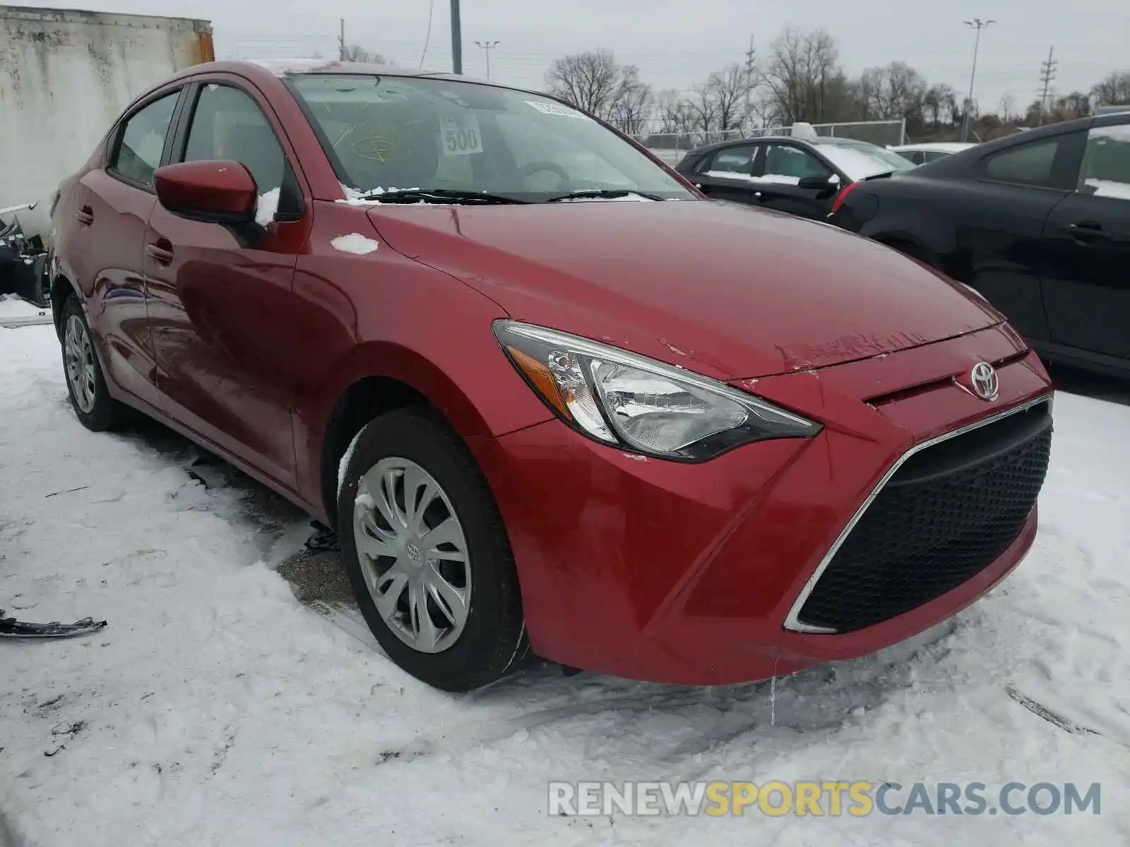 1 Photograph of a damaged car 3MYDLBYV8KY522826 TOYOTA YARIS 2019