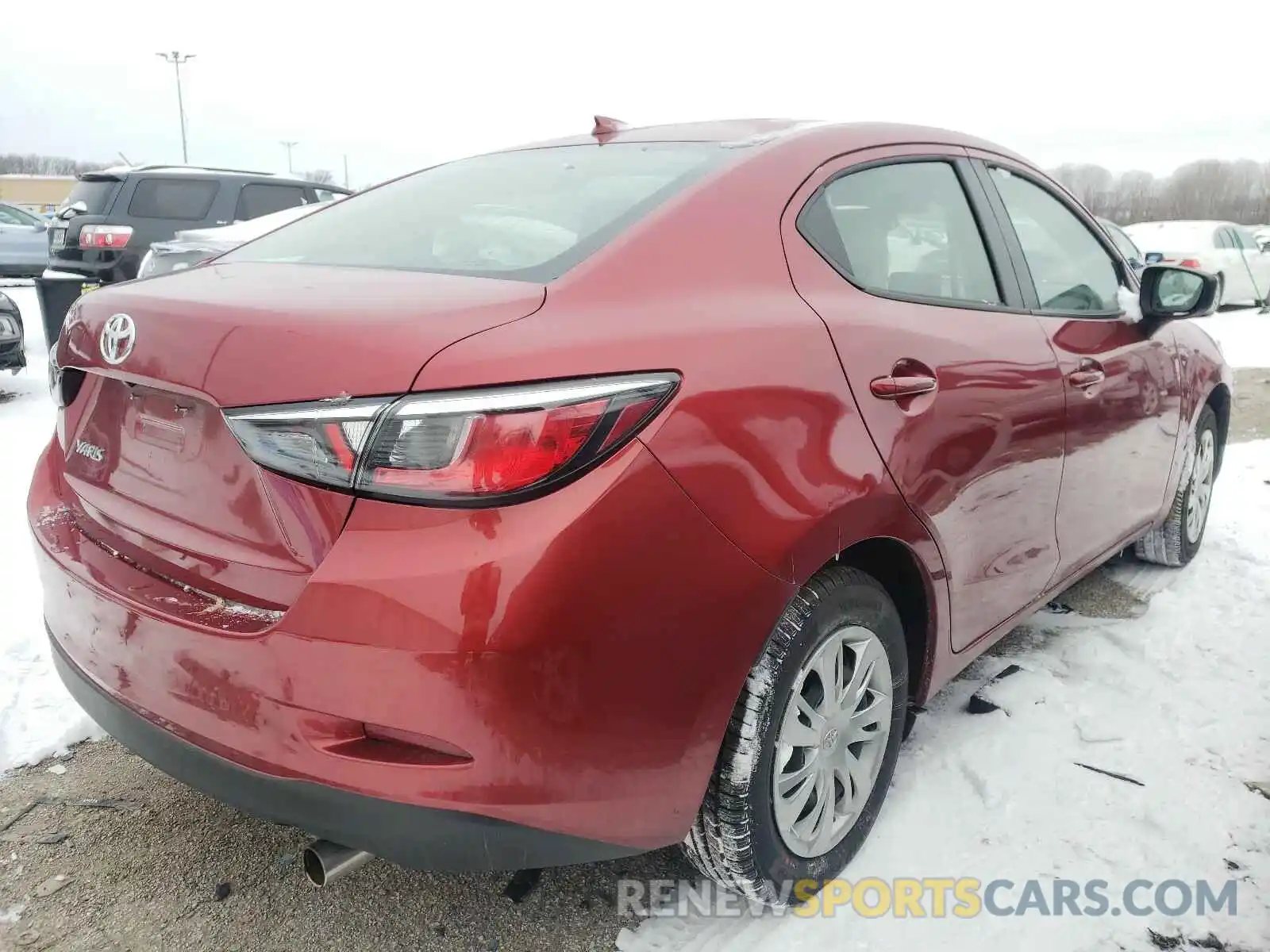 4 Photograph of a damaged car 3MYDLBYV8KY522826 TOYOTA YARIS 2019