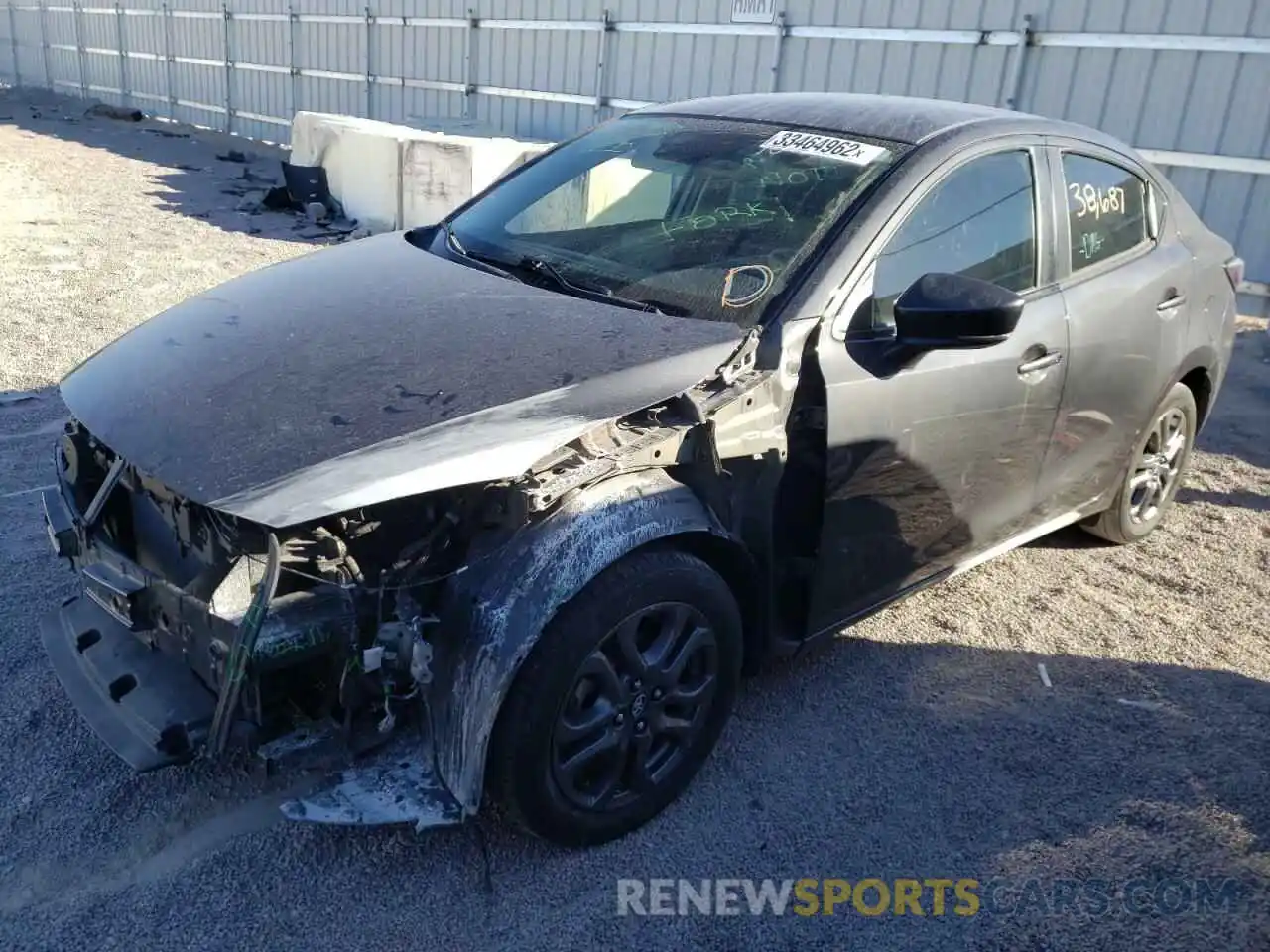 2 Photograph of a damaged car 3MYDLBYV8KY523491 TOYOTA YARIS 2019