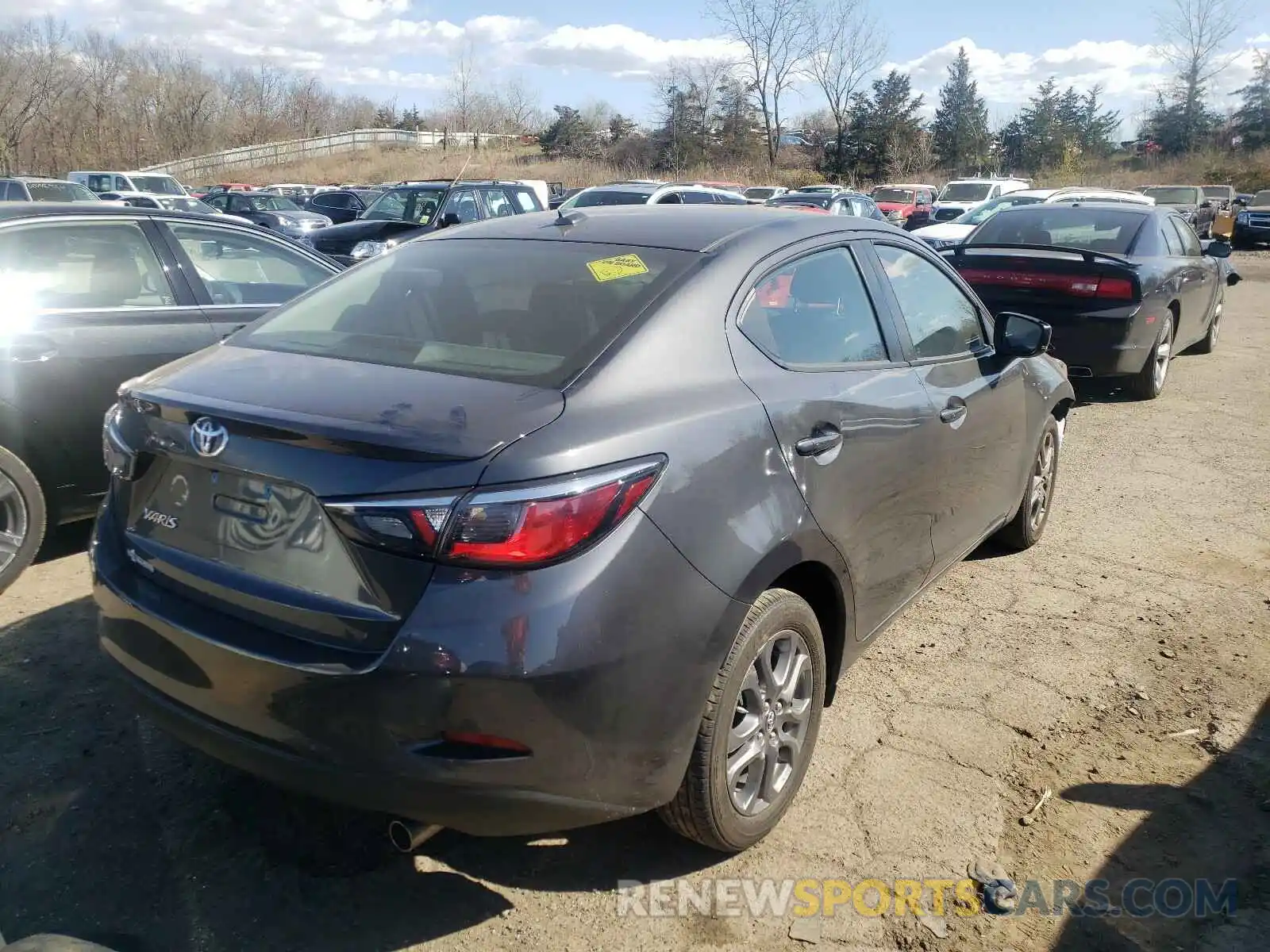 4 Photograph of a damaged car 3MYDLBYV8KY524964 TOYOTA YARIS 2019