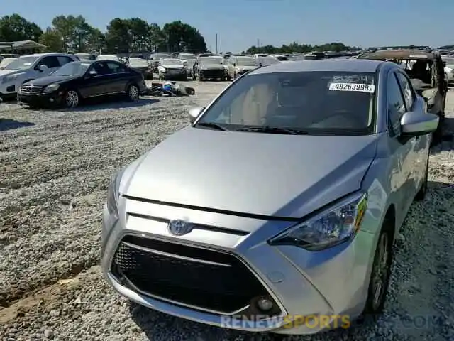 2 Photograph of a damaged car 3MYDLBYV8KY525354 TOYOTA YARIS 2019