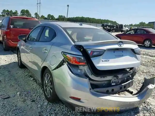 3 Photograph of a damaged car 3MYDLBYV8KY525354 TOYOTA YARIS 2019