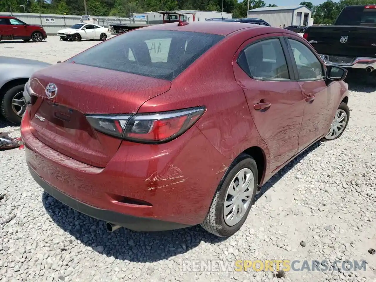 4 Photograph of a damaged car 3MYDLBYV8KY525466 TOYOTA YARIS 2019