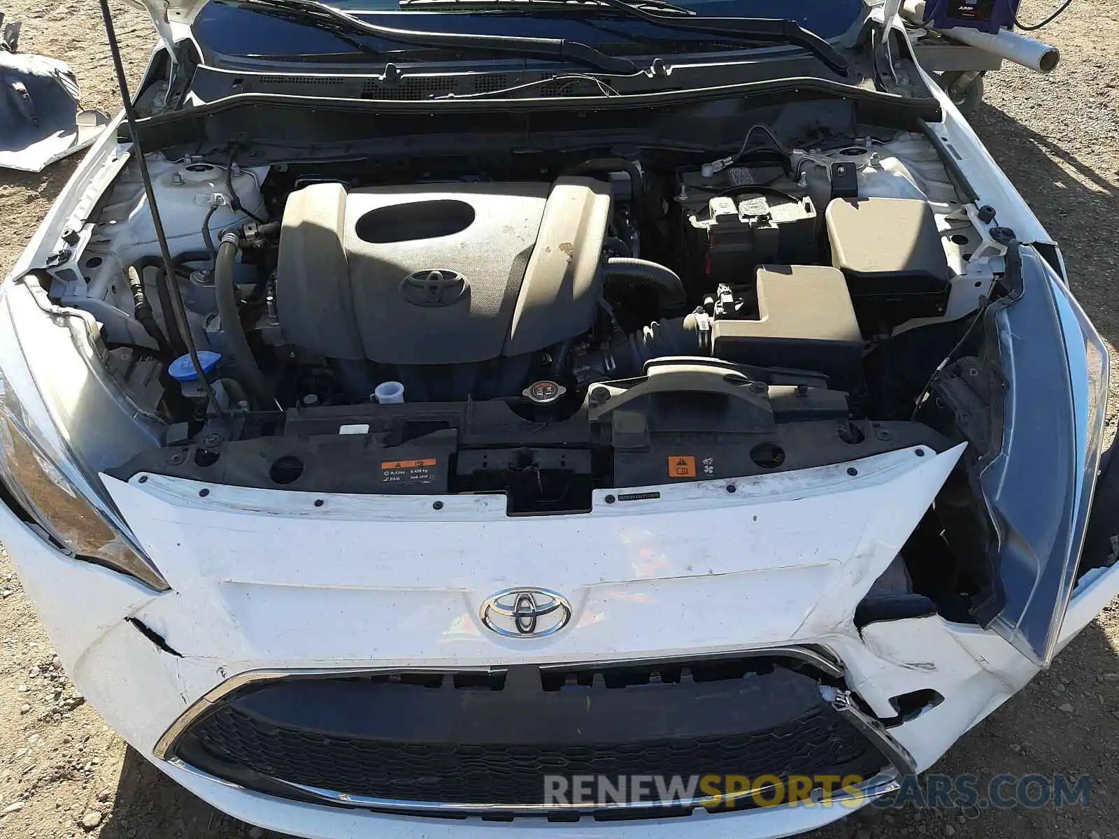 7 Photograph of a damaged car 3MYDLBYV8KY525600 TOYOTA YARIS 2019