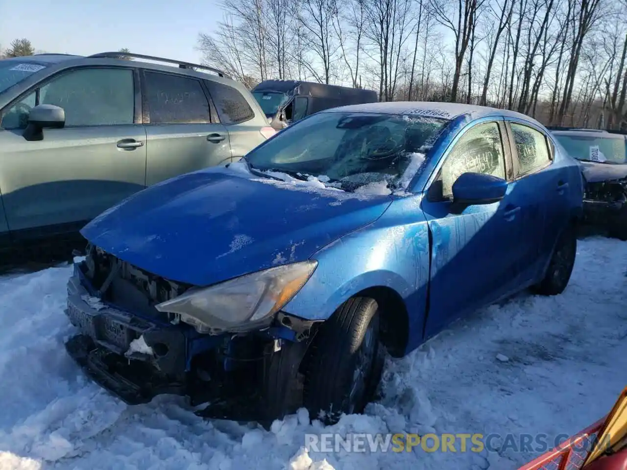 2 Photograph of a damaged car 3MYDLBYV8KY525774 TOYOTA YARIS 2019