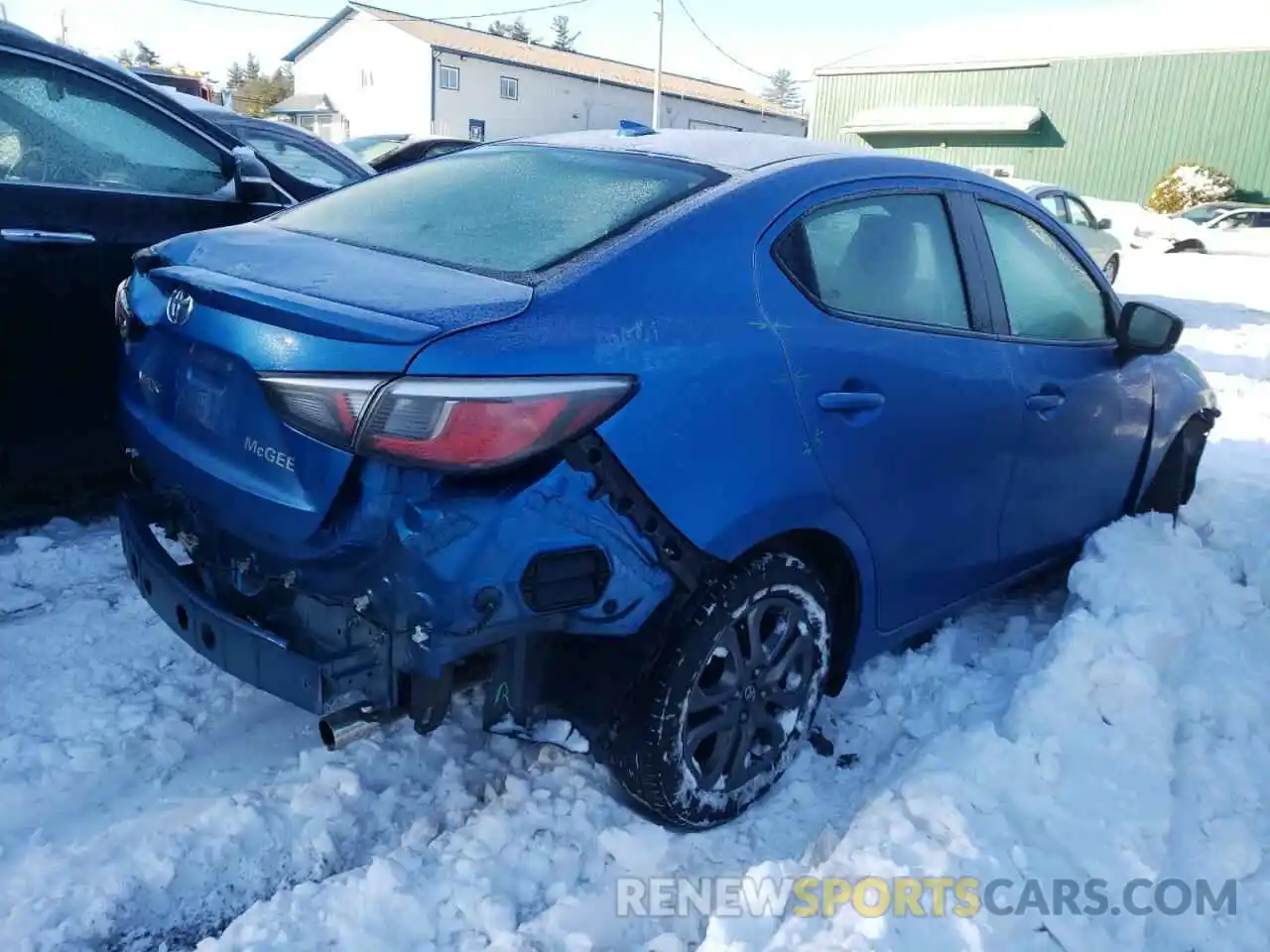 4 Photograph of a damaged car 3MYDLBYV8KY525774 TOYOTA YARIS 2019