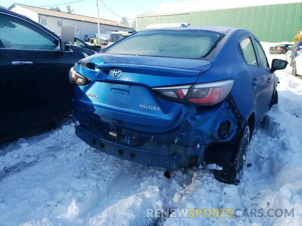 9 Photograph of a damaged car 3MYDLBYV8KY525774 TOYOTA YARIS 2019