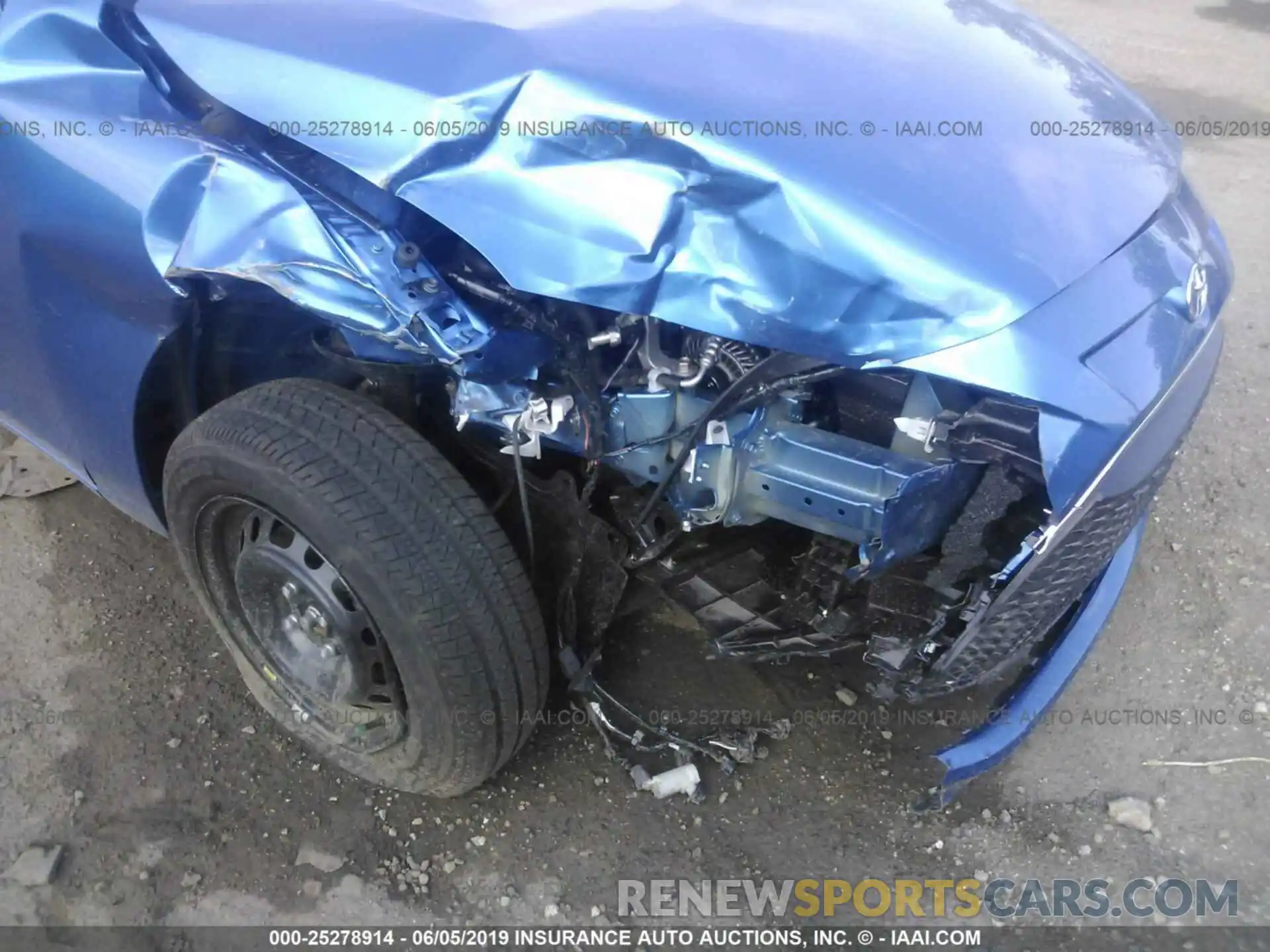 6 Photograph of a damaged car 3MYDLBYV8KY525886 TOYOTA YARIS 2019