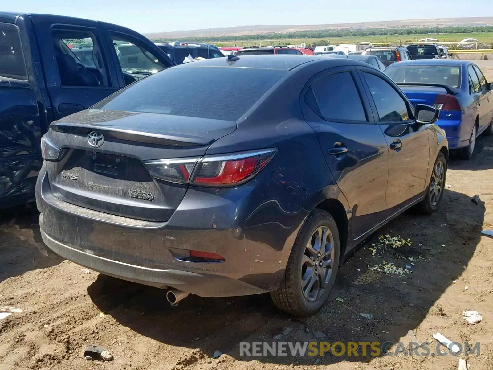 4 Photograph of a damaged car 3MYDLBYV8KY526004 TOYOTA YARIS 2019