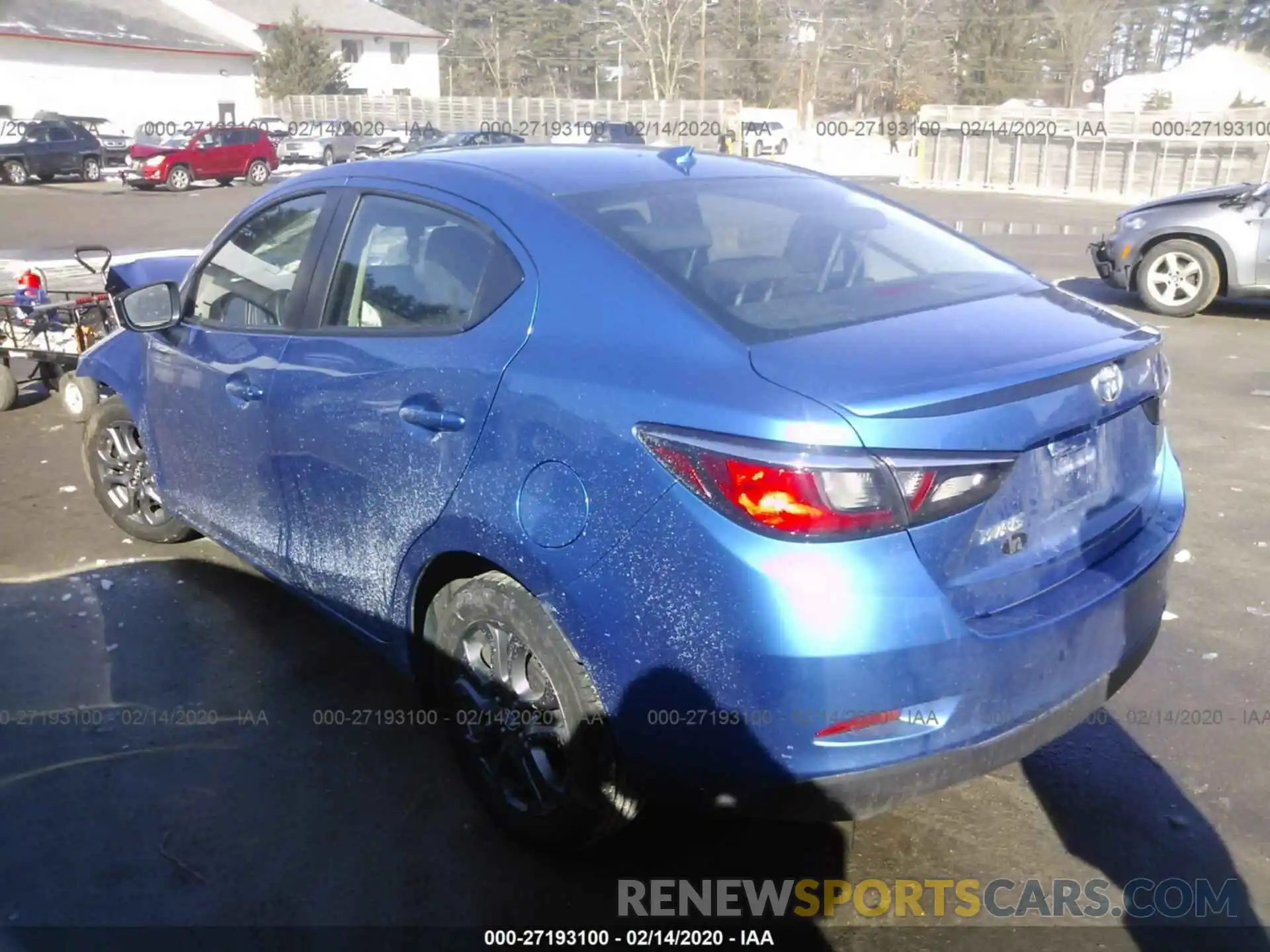 3 Photograph of a damaged car 3MYDLBYV8KY526861 TOYOTA YARIS 2019