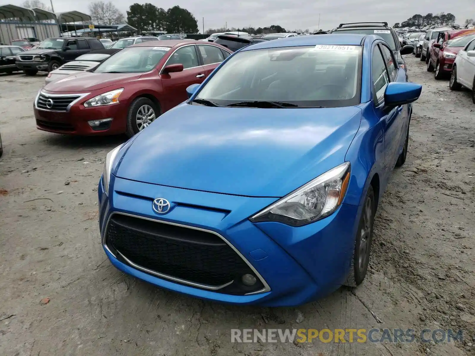 2 Photograph of a damaged car 3MYDLBYV8KY527038 TOYOTA YARIS 2019