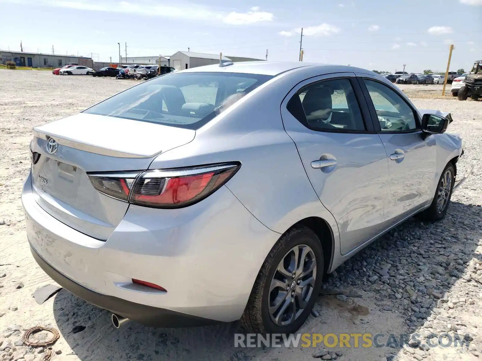 4 Photograph of a damaged car 3MYDLBYV8KY527413 TOYOTA YARIS 2019