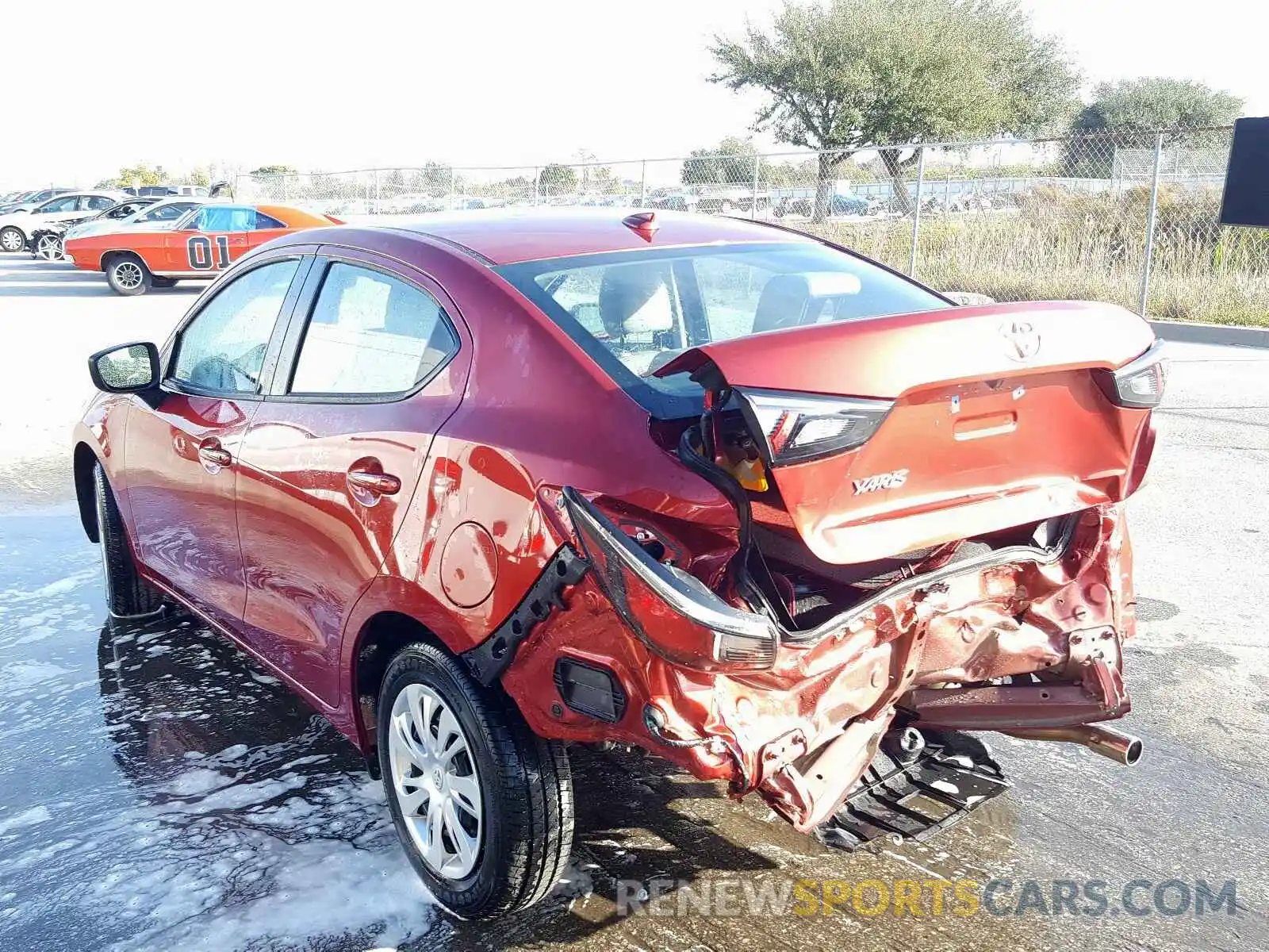 3 Photograph of a damaged car 3MYDLBYV8KY527539 TOYOTA YARIS 2019