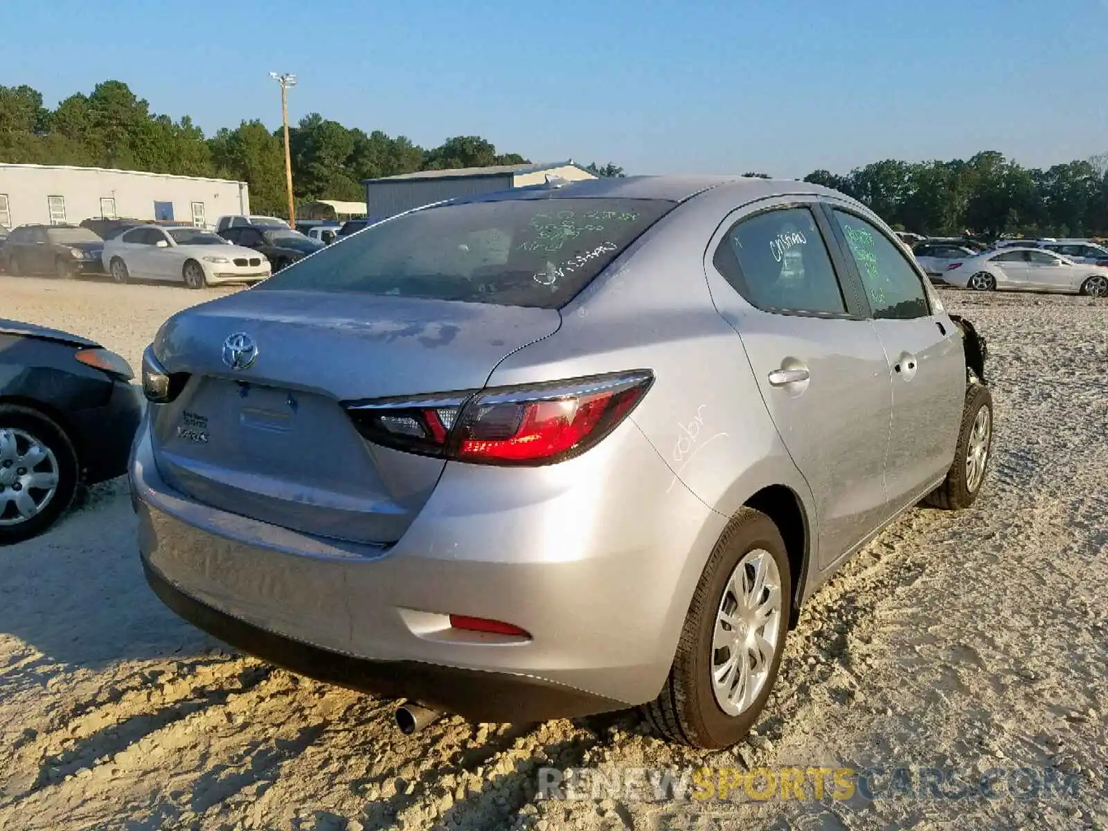 4 Photograph of a damaged car 3MYDLBYV8KY527718 TOYOTA YARIS 2019