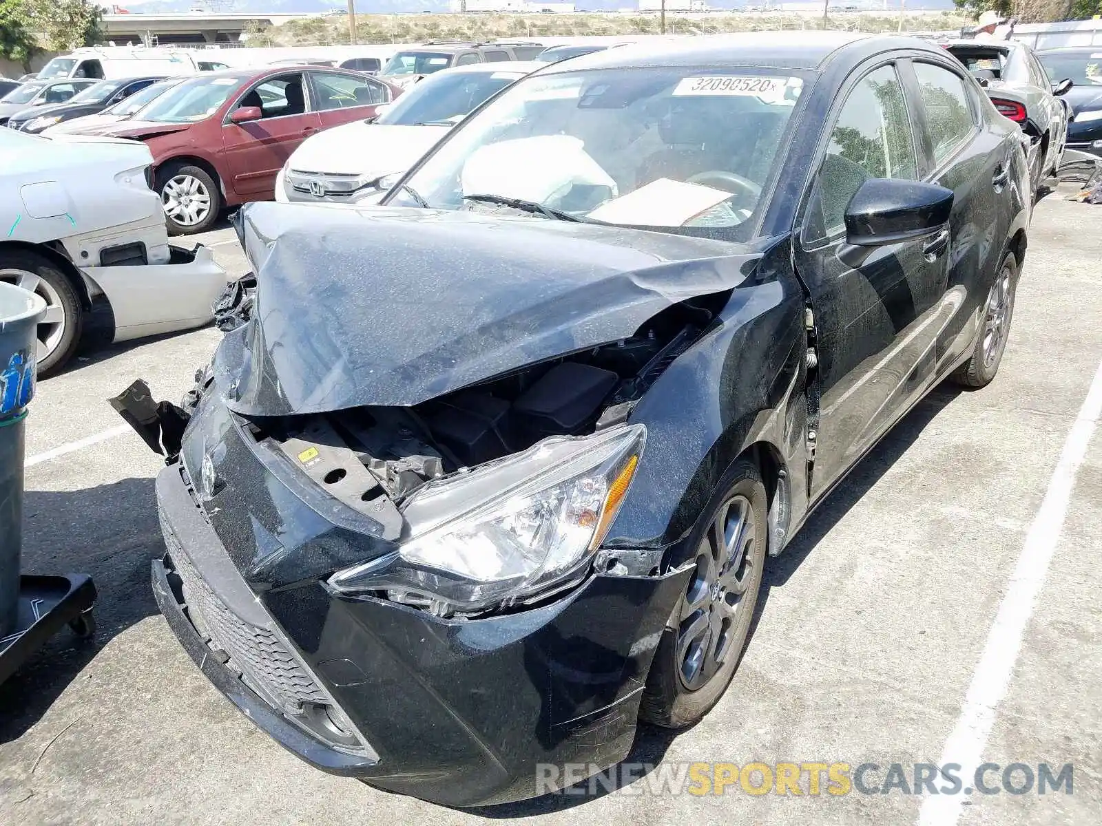 2 Photograph of a damaged car 3MYDLBYV9KY501581 TOYOTA YARIS 2019