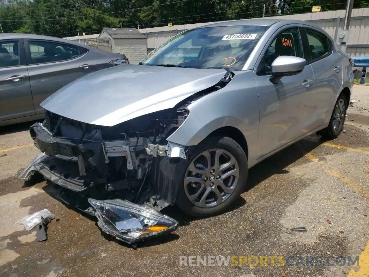 2 Photograph of a damaged car 3MYDLBYV9KY501631 TOYOTA YARIS 2019