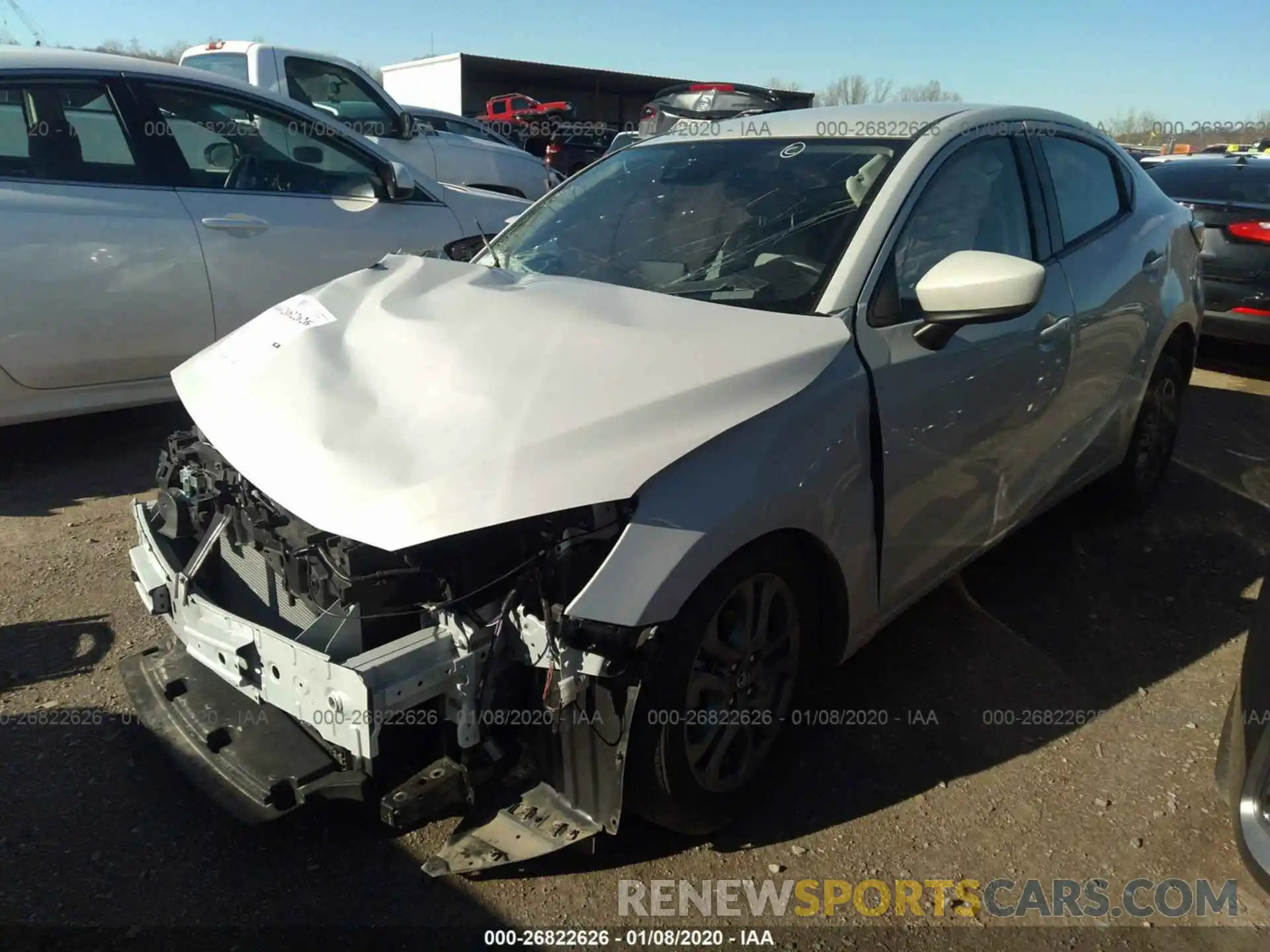 2 Photograph of a damaged car 3MYDLBYV9KY502357 TOYOTA YARIS 2019